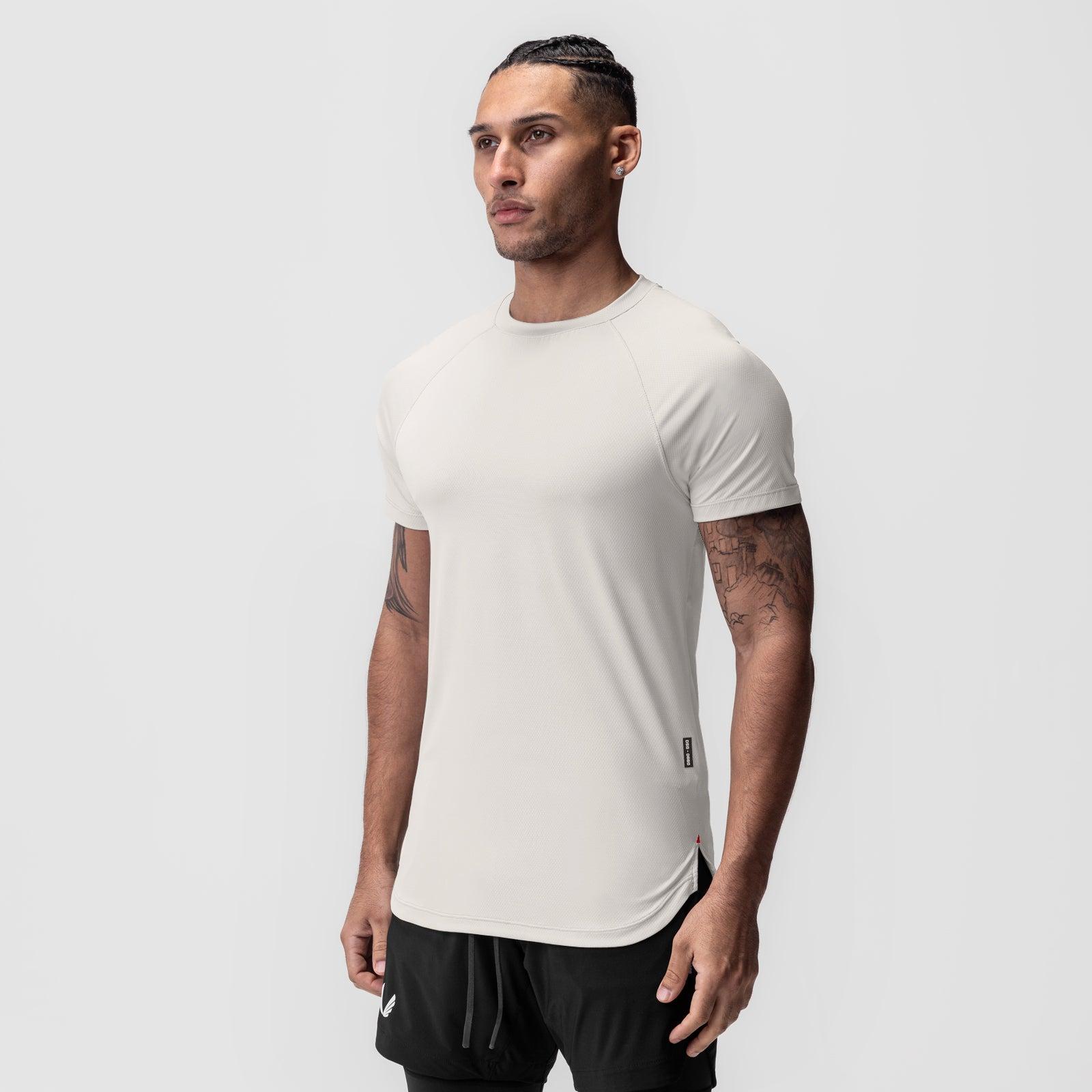 0660. AeroSilver® Established Tee - Ivory Cream Male Product Image