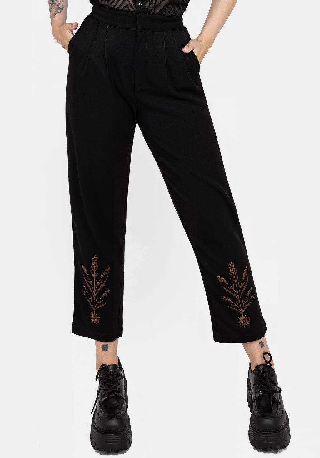 Cybele Embroidered Tapered Trousers Product Image