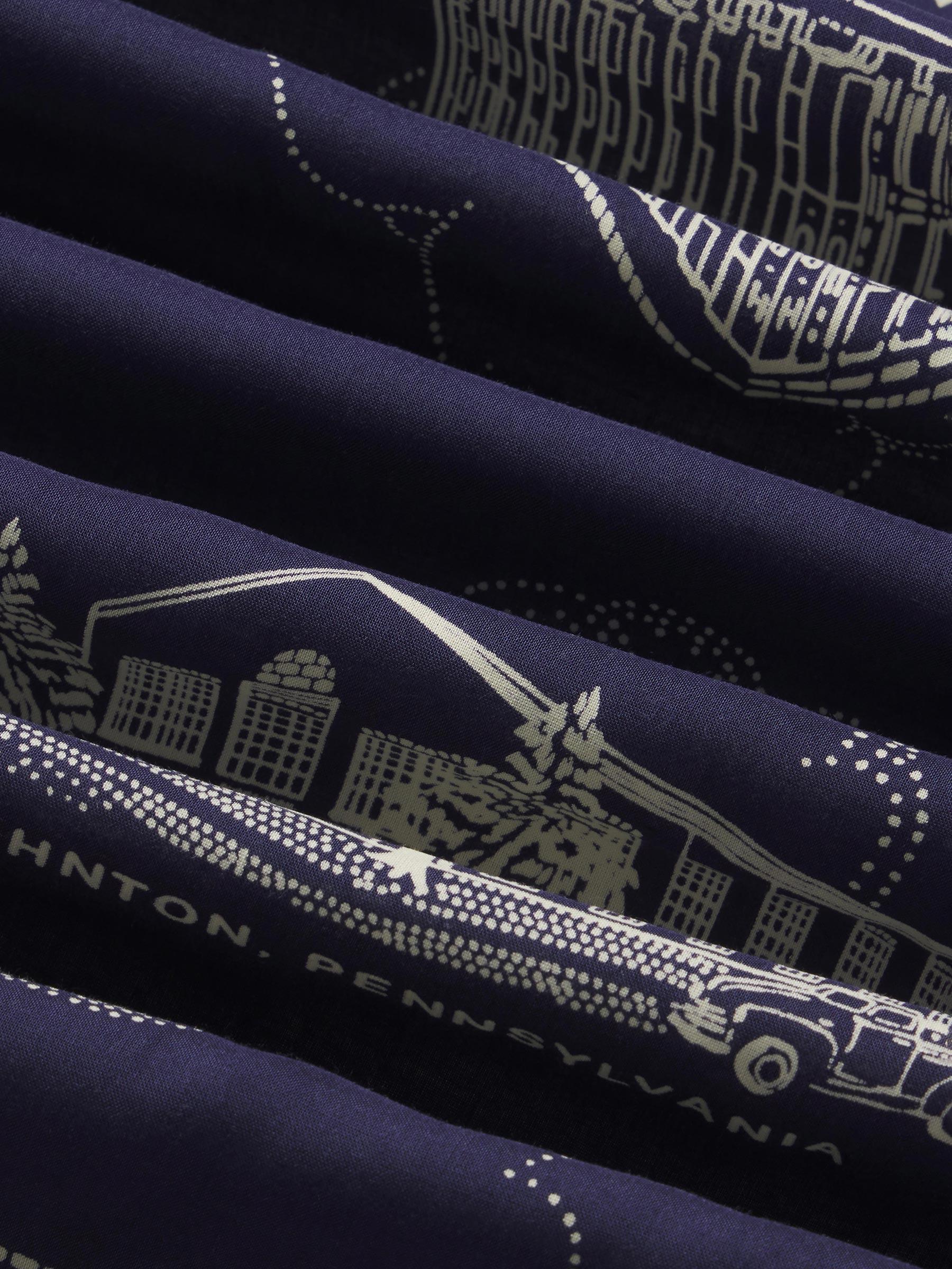 Lee x Buck Mason Navy Mohnton Bandana Product Image