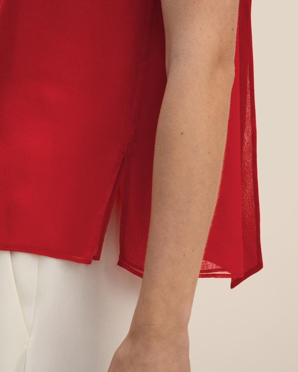 LILYSILK Silk Blouse Women Halter Neck Lily White 4 Product Image