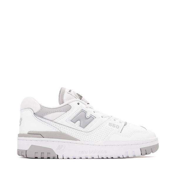 New Balance Womens New Balance 550 - Womens Basketball Shoes White/Grey Product Image