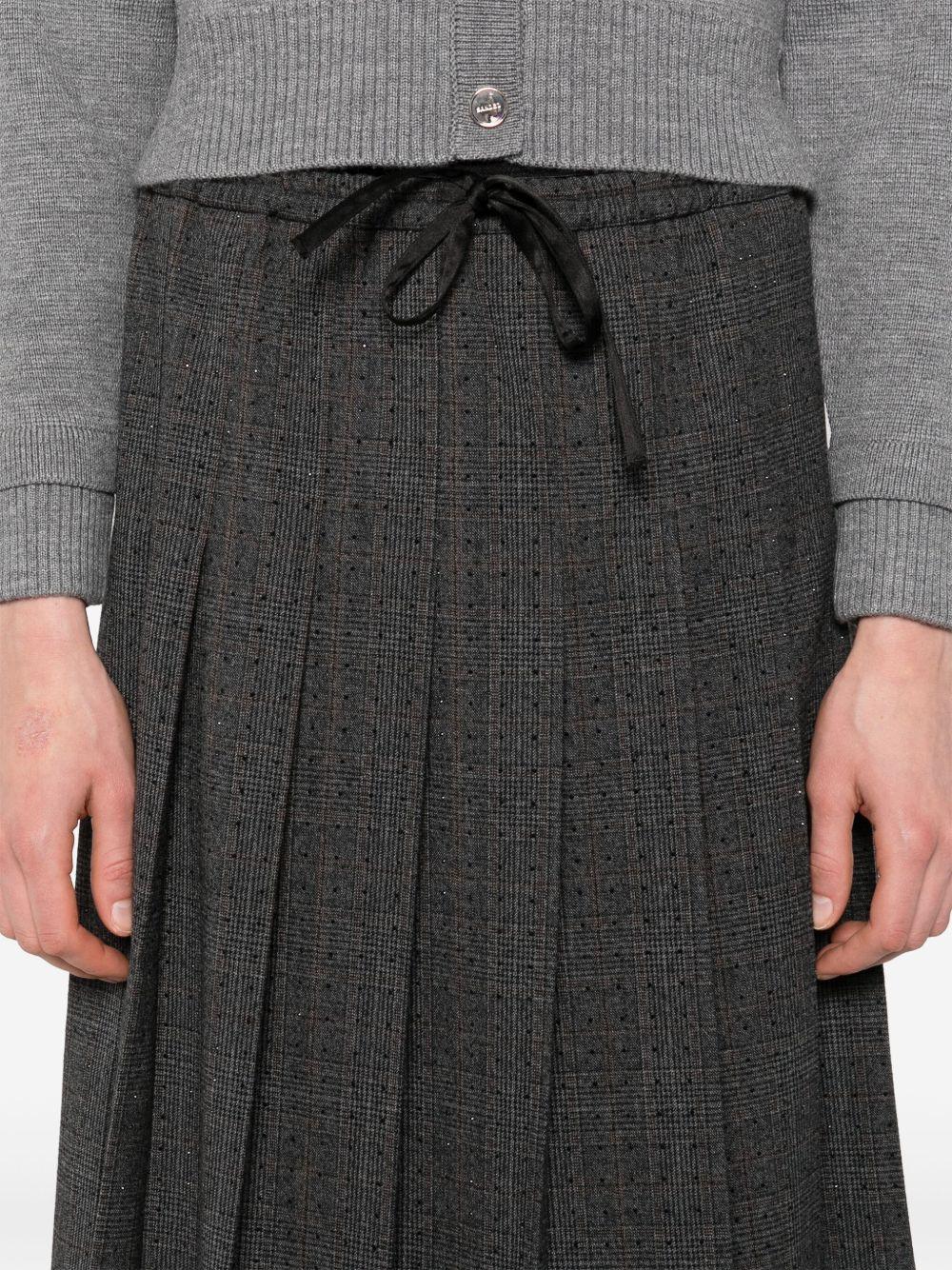 pleated midi skirt Product Image