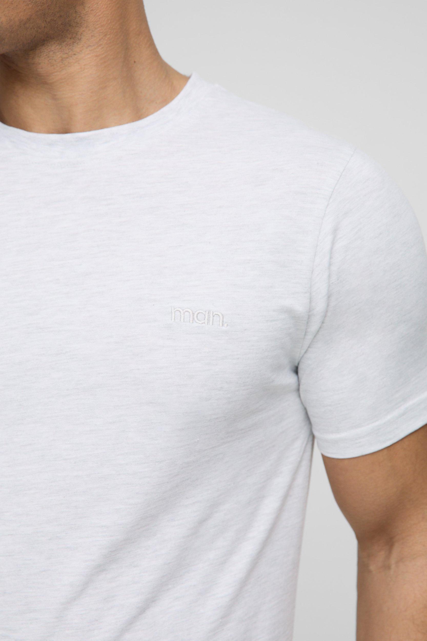 MAN. Slim Basic T-shirt | boohooMAN USA Product Image