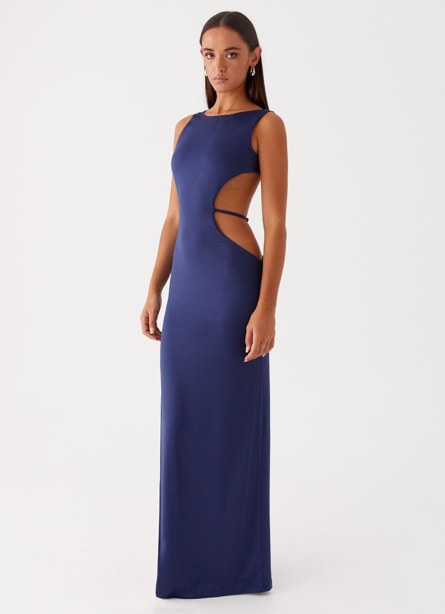 Sutton Maxi Dress - Navy Product Image