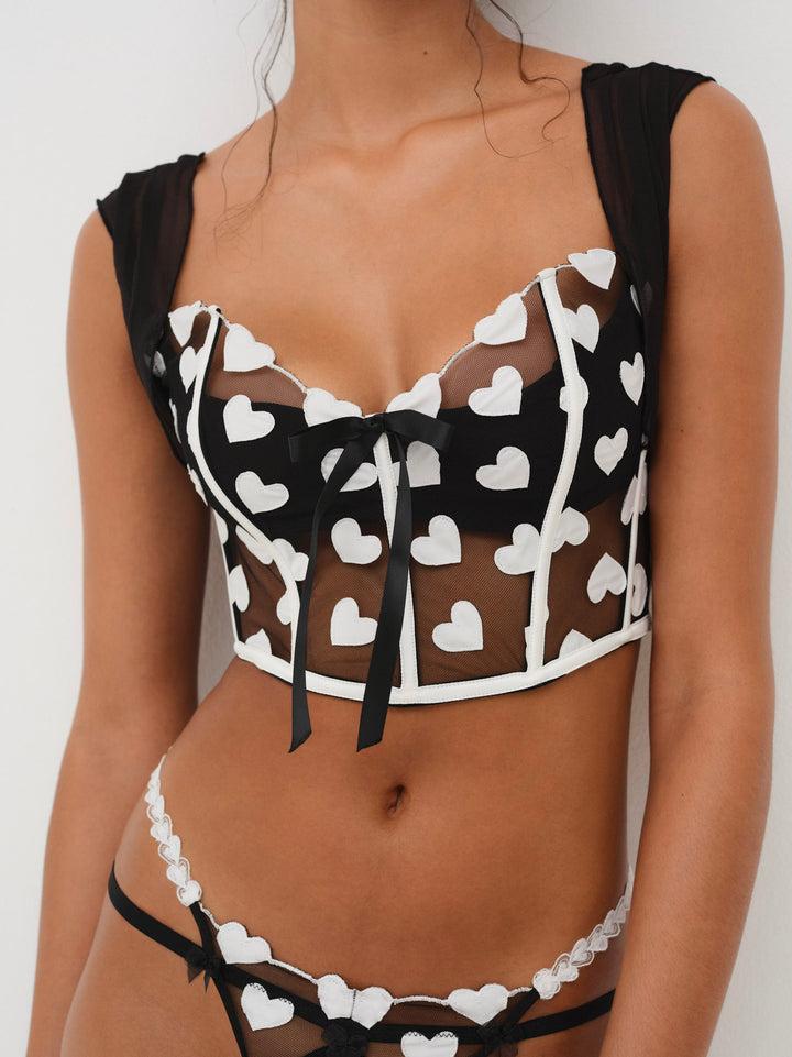 Mia Bustier — Black Product Image