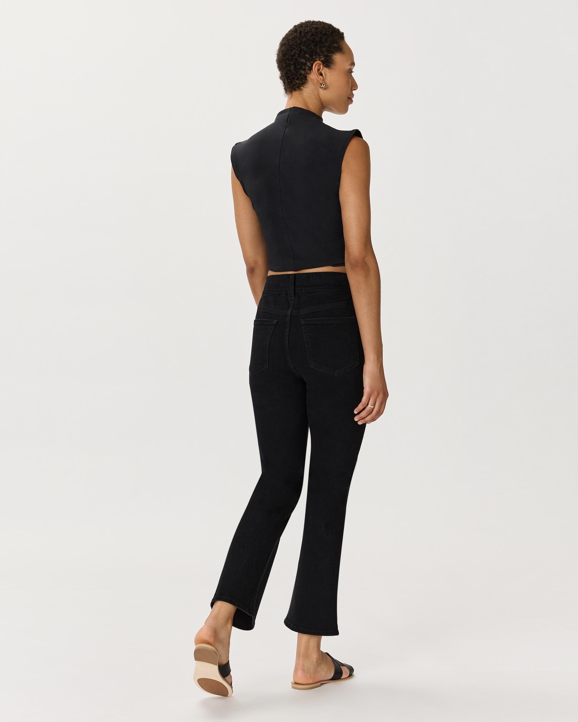 Quince | Women's Nina Stretch Pull-On Kick Flare Jeans Size XS, Cotton Product Image