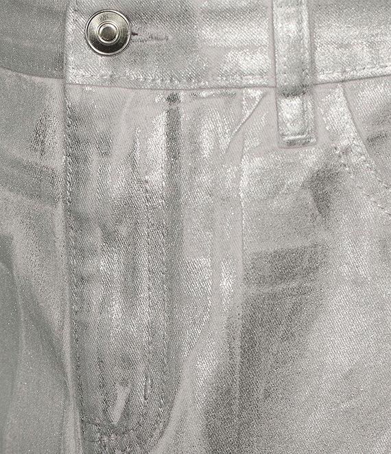 GB Foiled Micro Mini Skirt Product Image