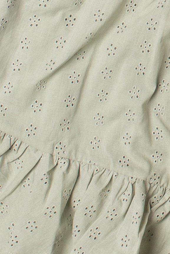 Floral Eyelet Milkmaid Mini Dress Product Image