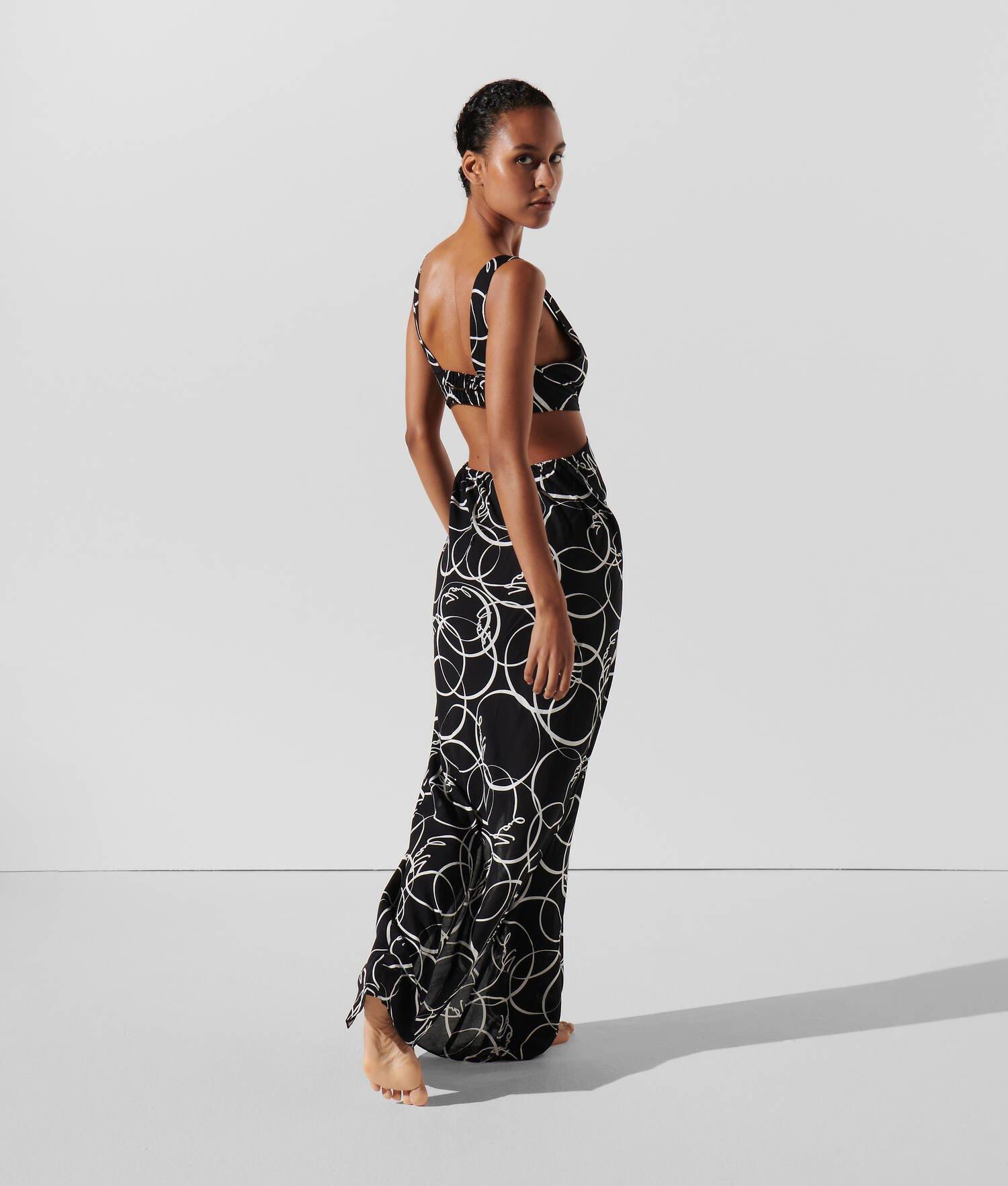 CIRCLE PRINT BEACH MAXI DRESS Product Image
