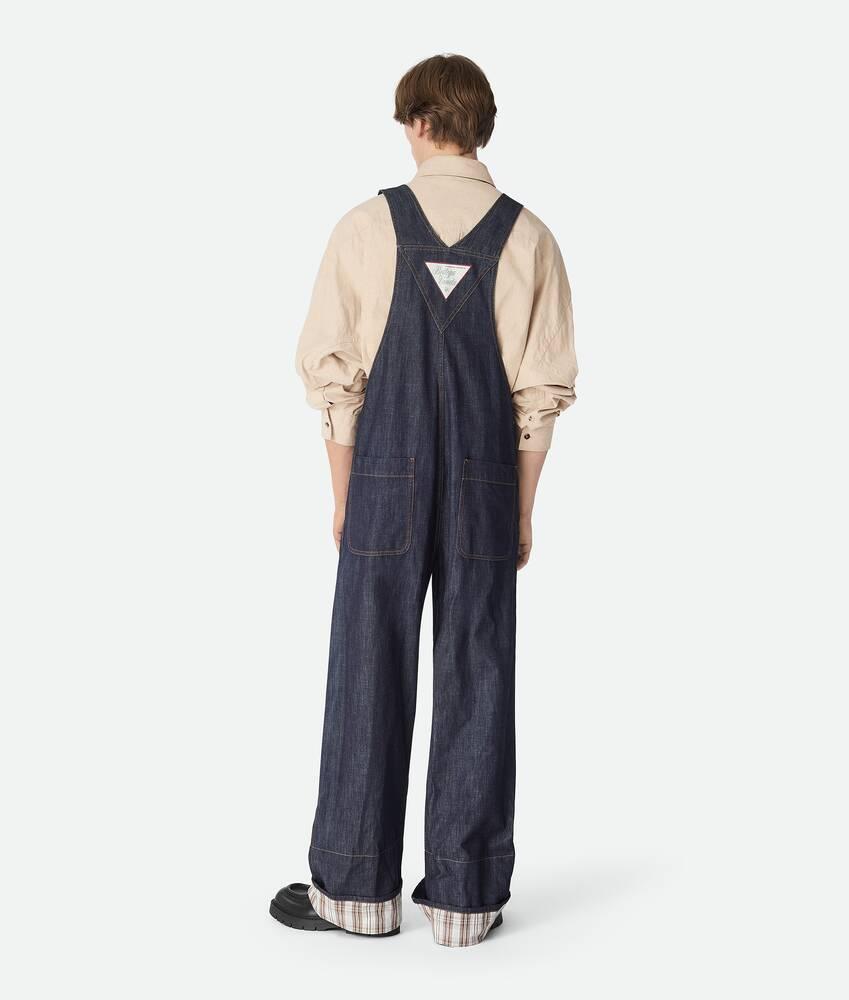 Men's Rinsed Indigo Denim Jumpsuit in Indigo Product Image