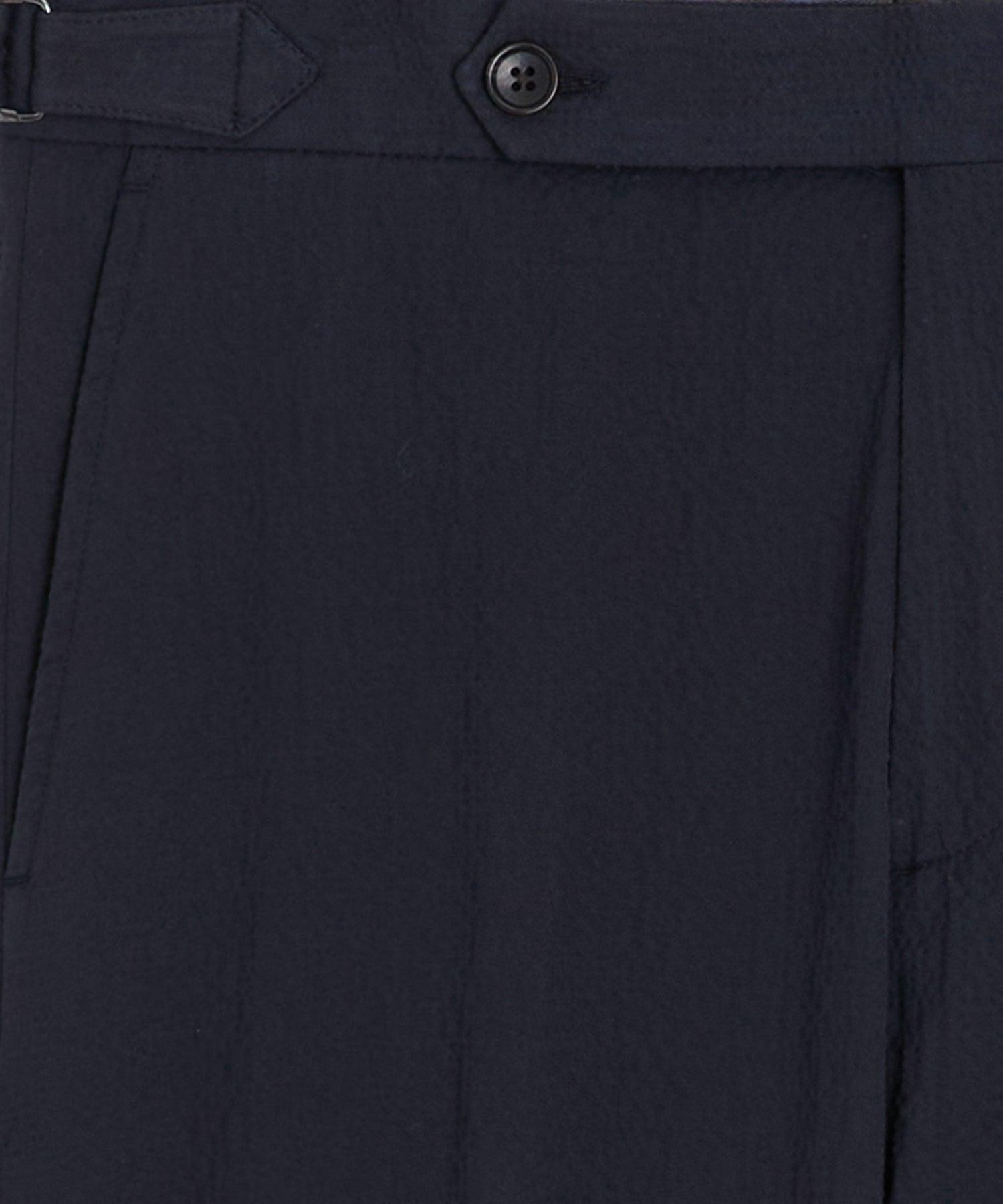 Italian Seersucker Side Tab Trouser Product Image