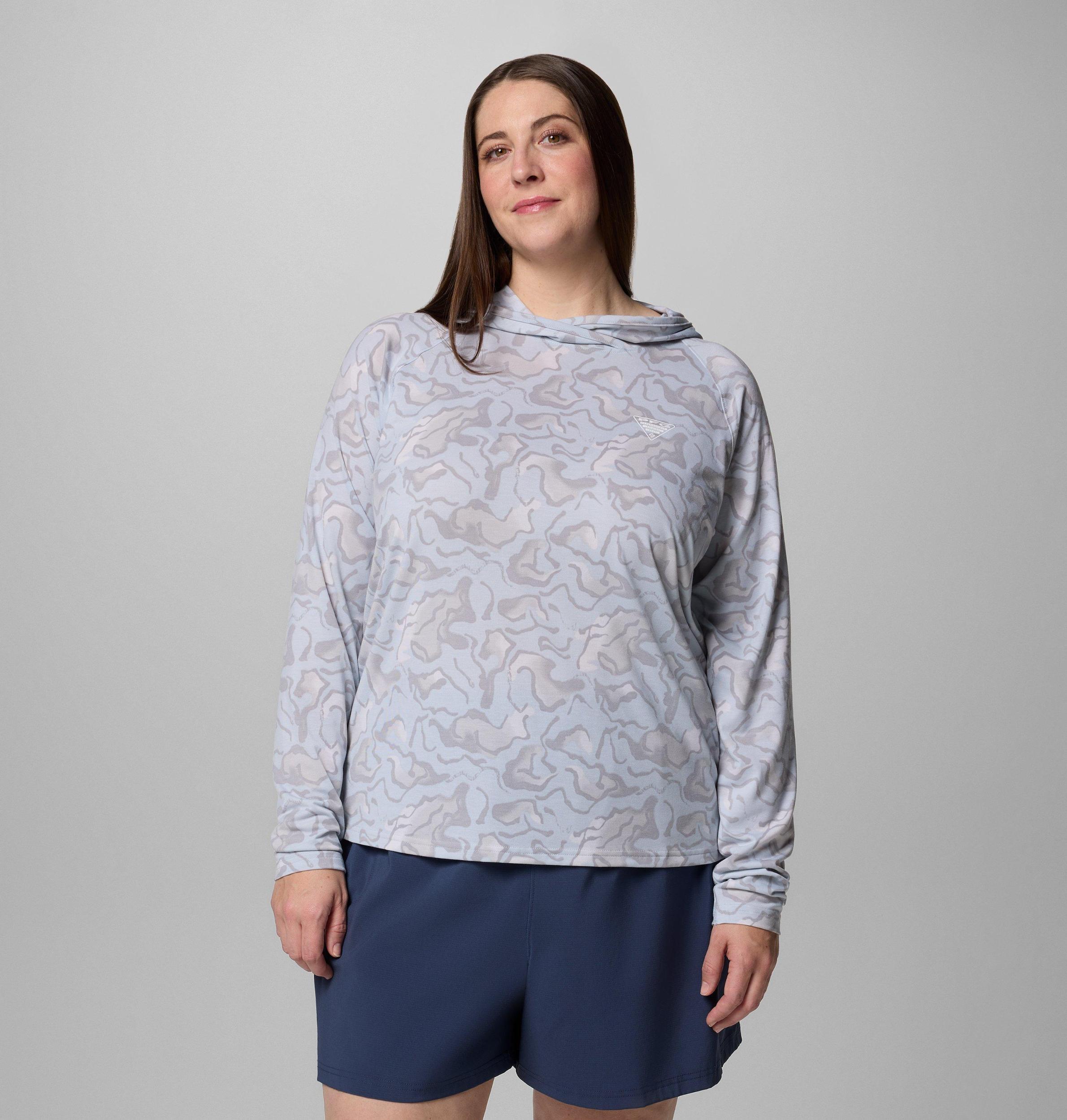 Columbia Womens PFG Uncharted Hoodie -Plus Size- Product Image