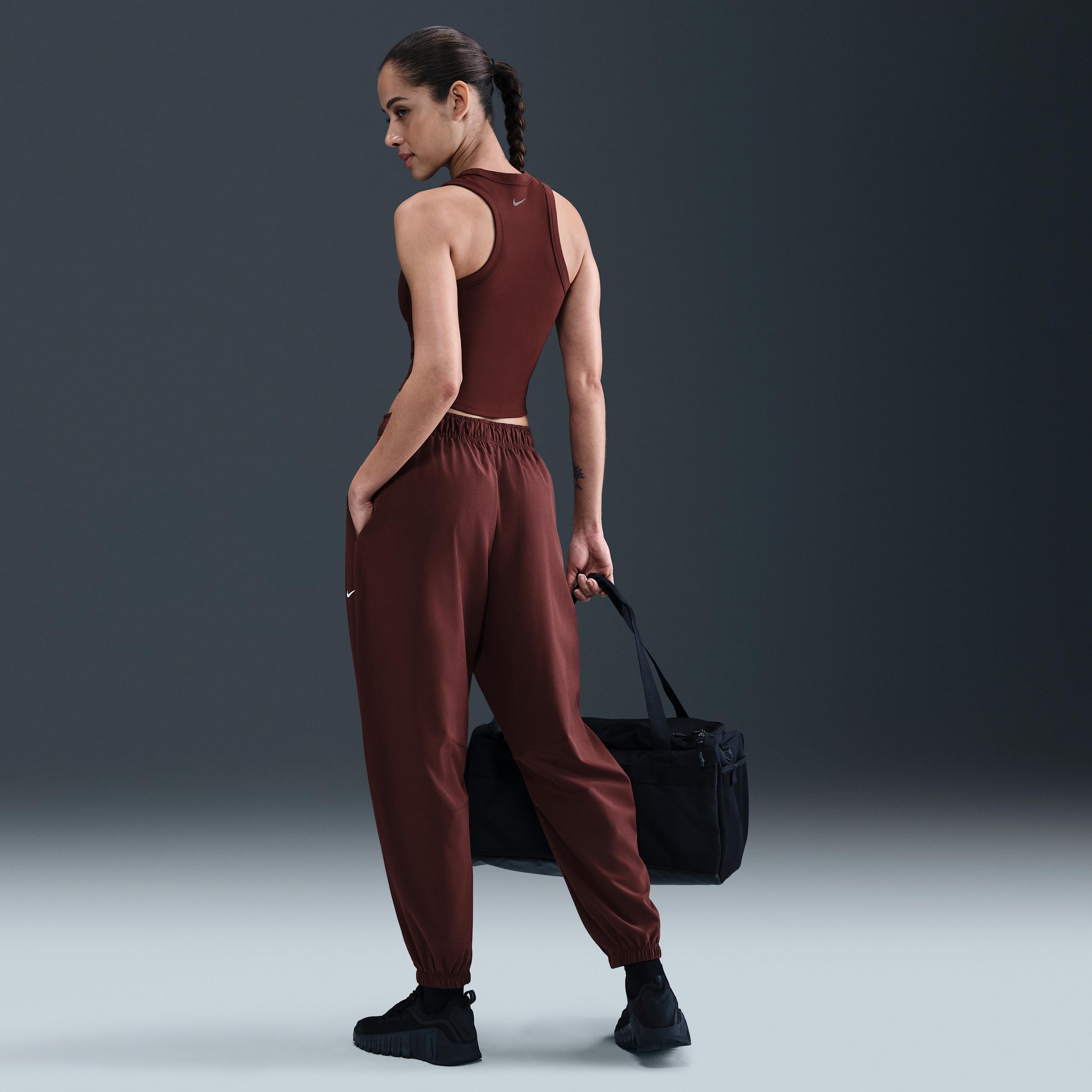 Nike Womens One Fitted Dri-FIT Cropped Tank Top | FN2806-652 Product Image