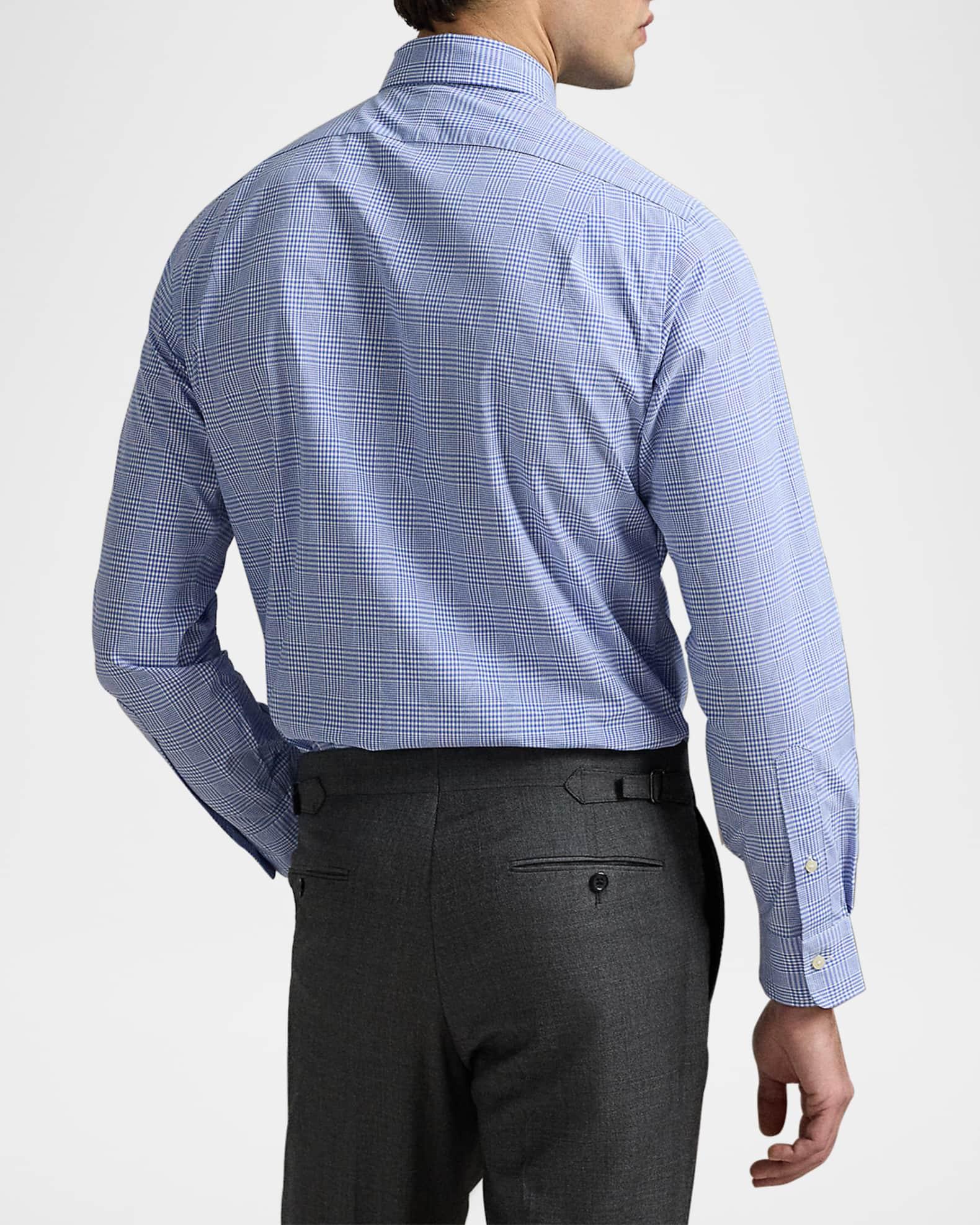 Men's Classic-Fit Tattersall Poplin Sport Shirt Product Image