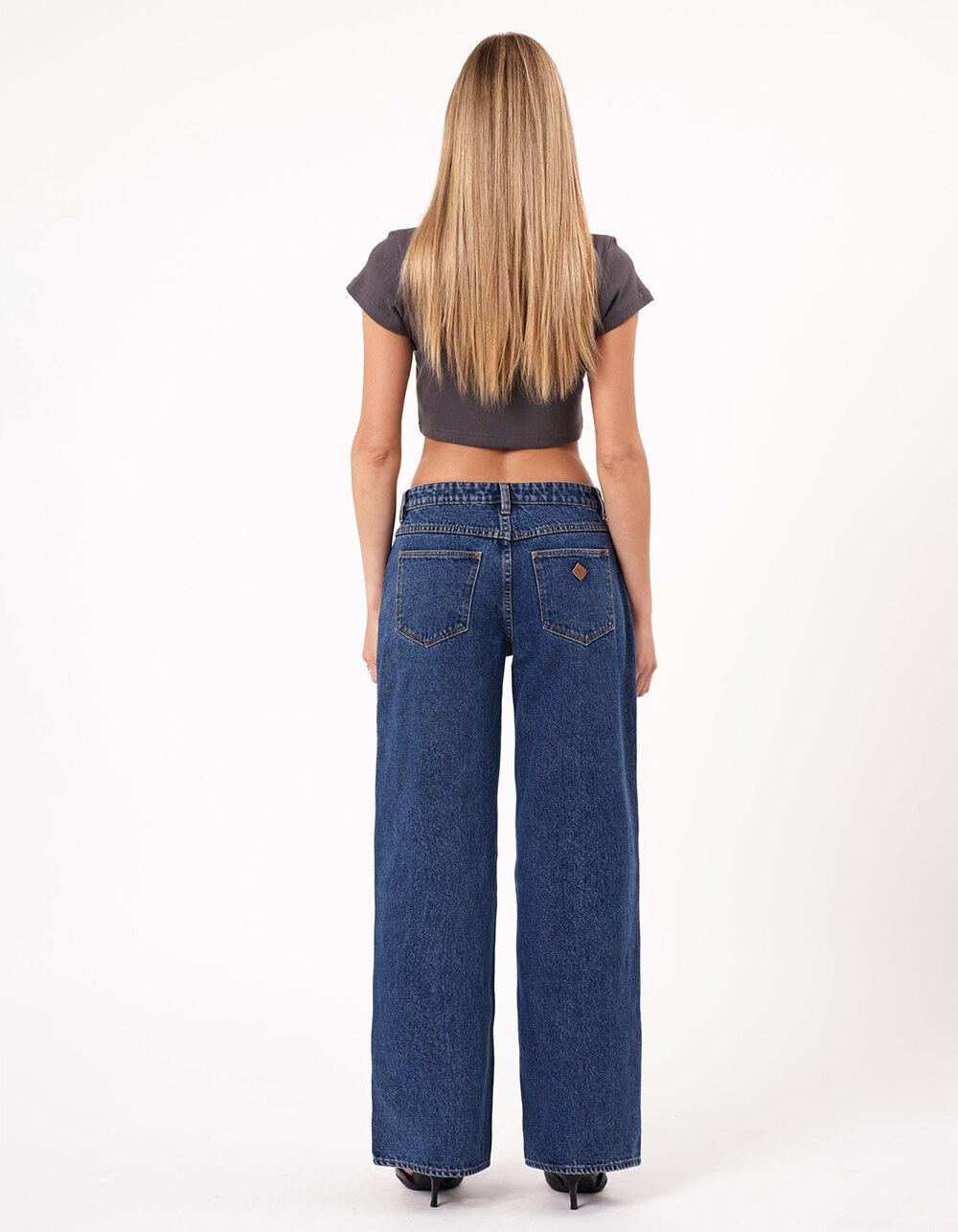 ABRAND 99 Low Baggy Bella Womens Jeans - DARK VINTAGE Product Image