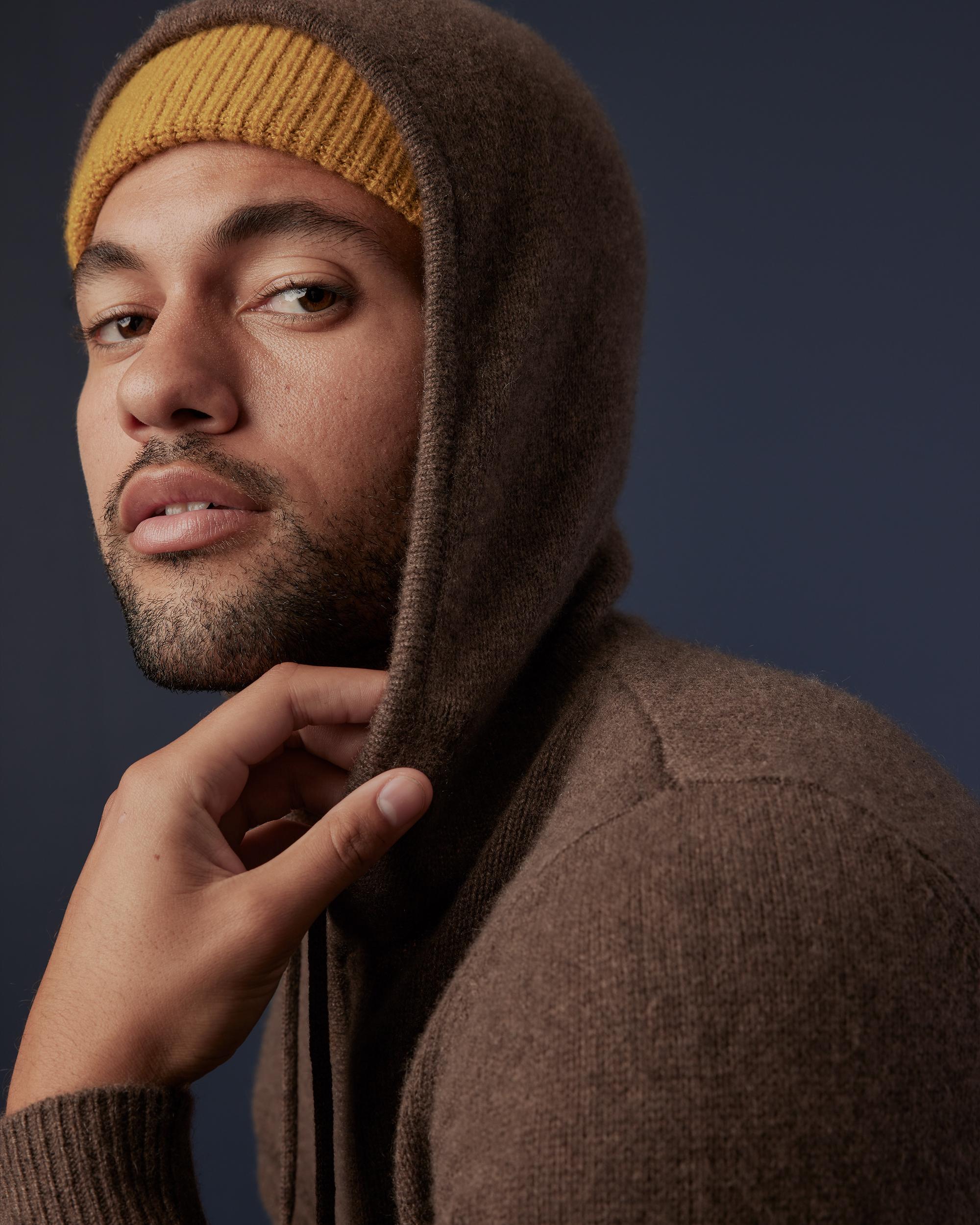 Quince | Men's Mongolian Cashmere Full-Zip Hoodie Product Image