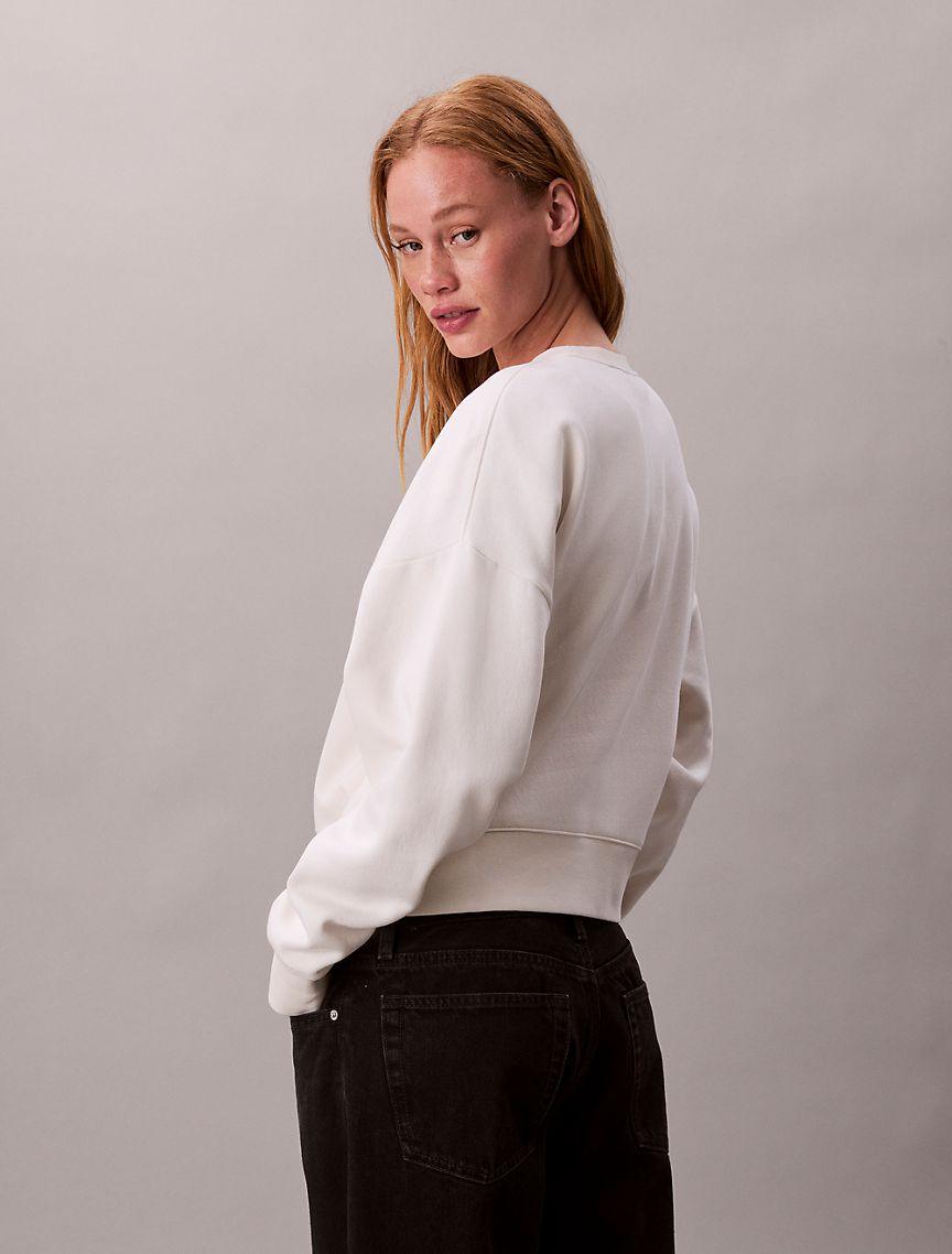 Monologo Fleece Relaxed Sweatshirt Product Image