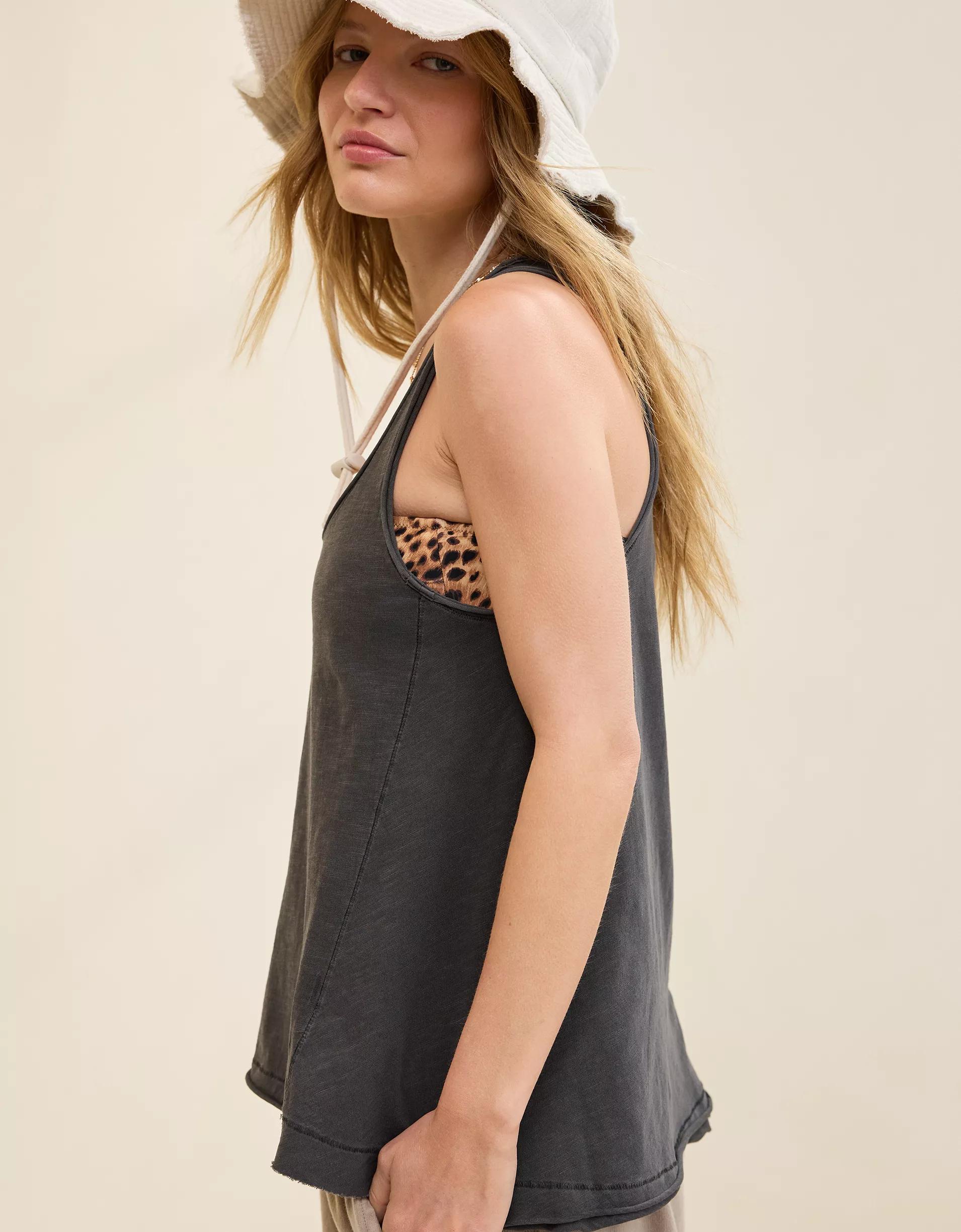 Aerie Flowy Boyfriend Tank Top Product Image