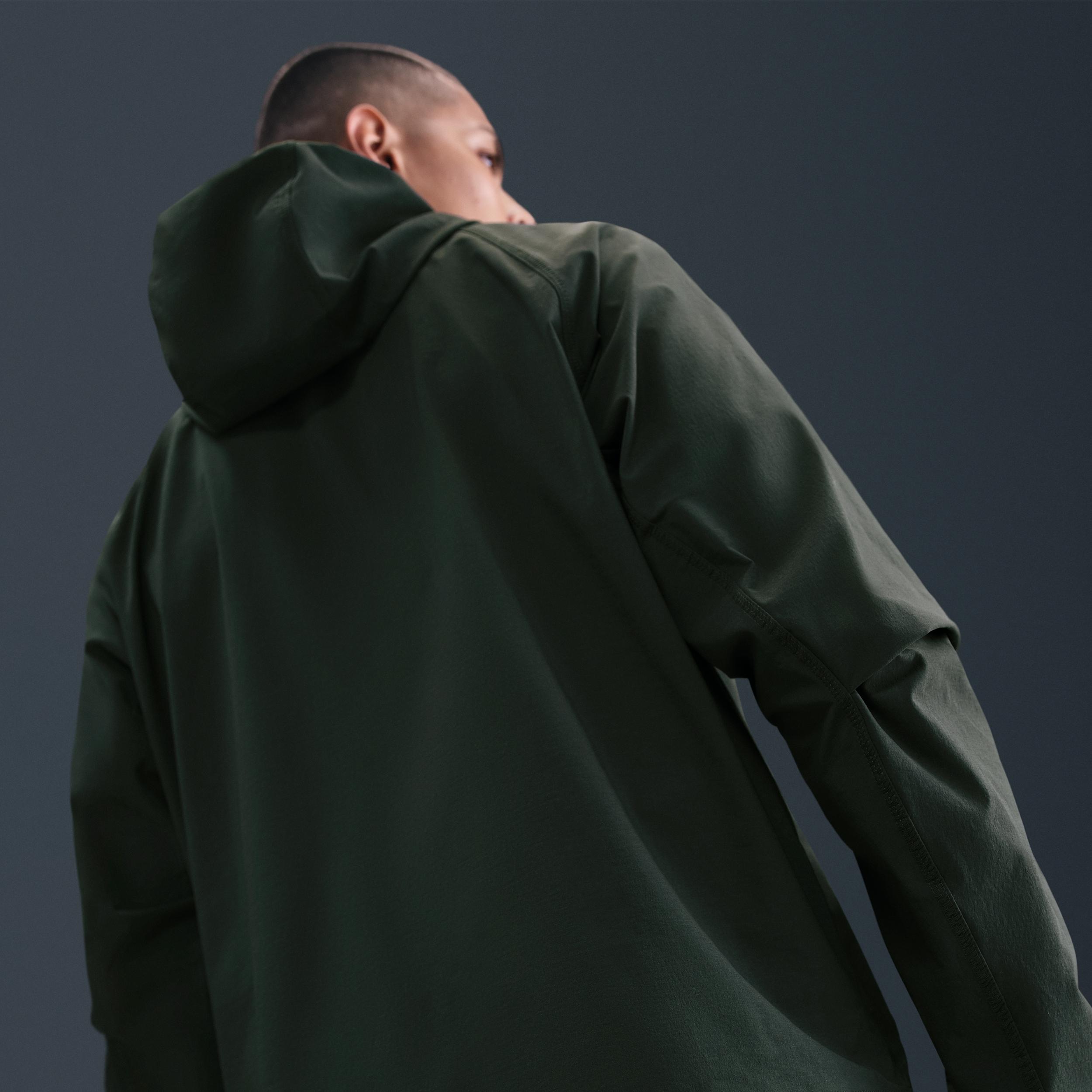 Chelsea FC Tech Windrunner Nike Mens Soccer Woven Full-Zip Jacket | IB0191-346 Product Image