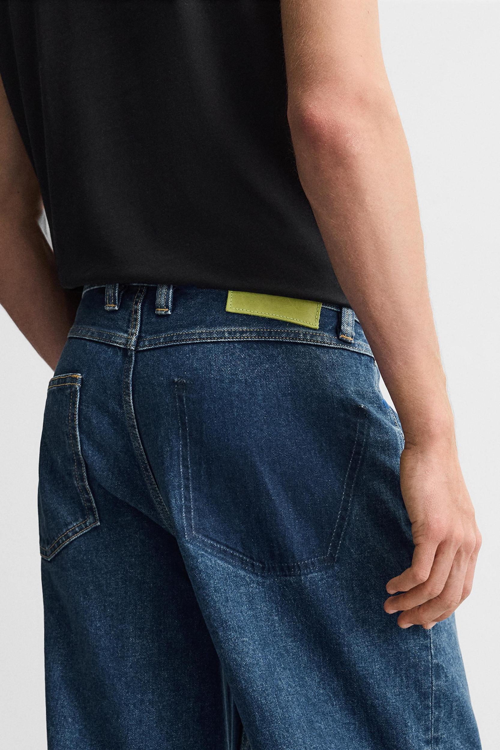 BAGGY DRAWSTRING JEANS Product Image