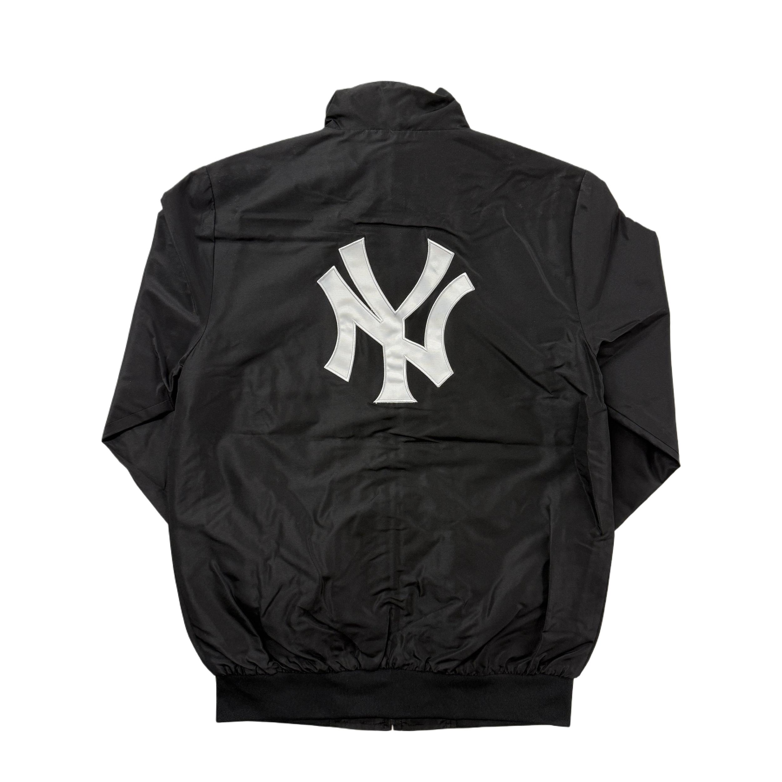 New York Yankees Zipper Windbreaker - Black Male Product Image