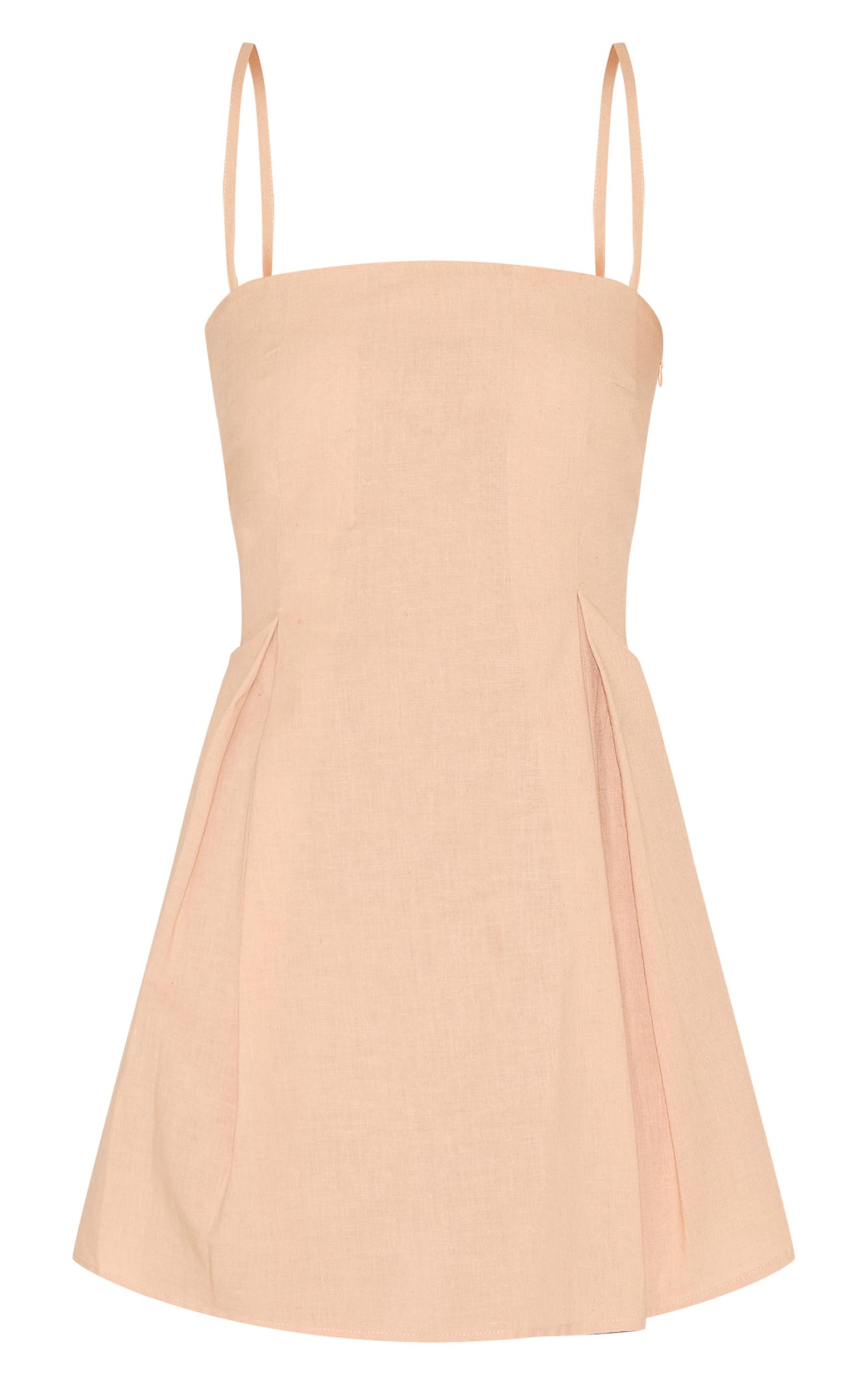 Natural A-line Mini Dress Product Image