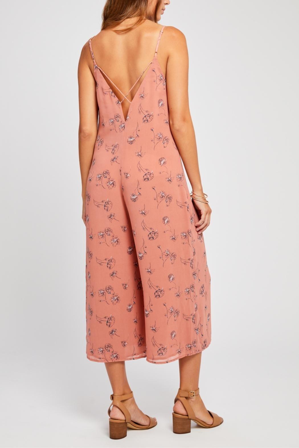 Printed Cropped Jumpsuit Product Image