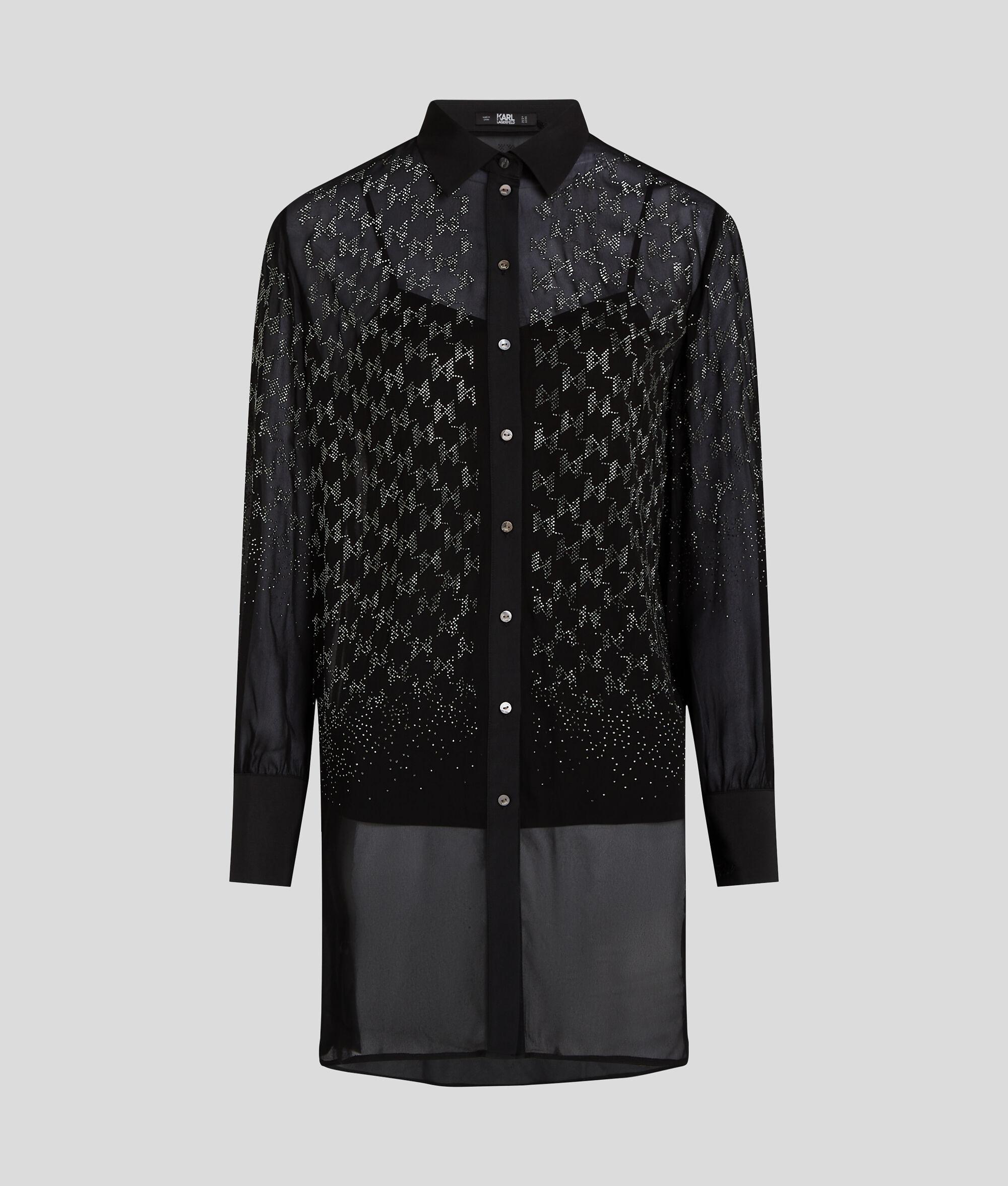 MONOGRAM RHINESTONE TUNIC SHIRT Product Image