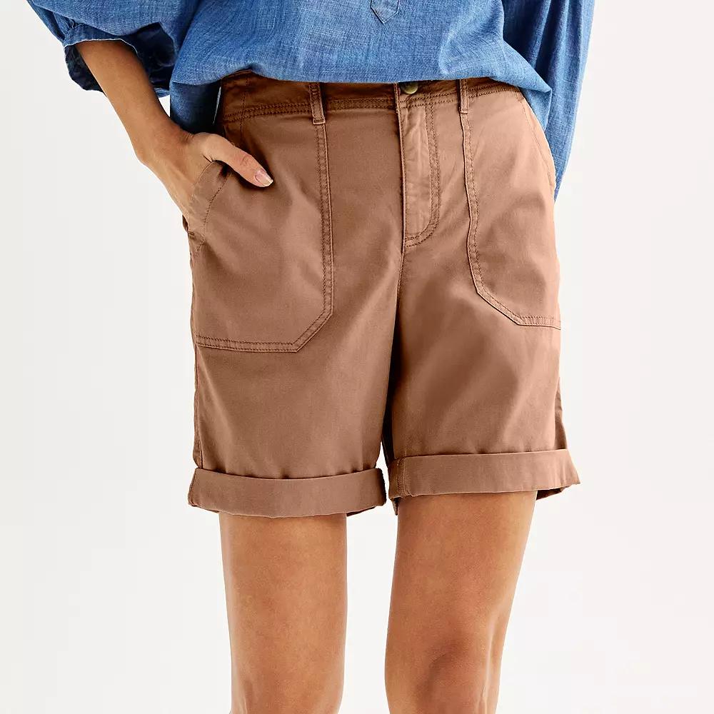 Women's Sonoma Goods For Life® Utility Bermuda Shorts,  Product Image
