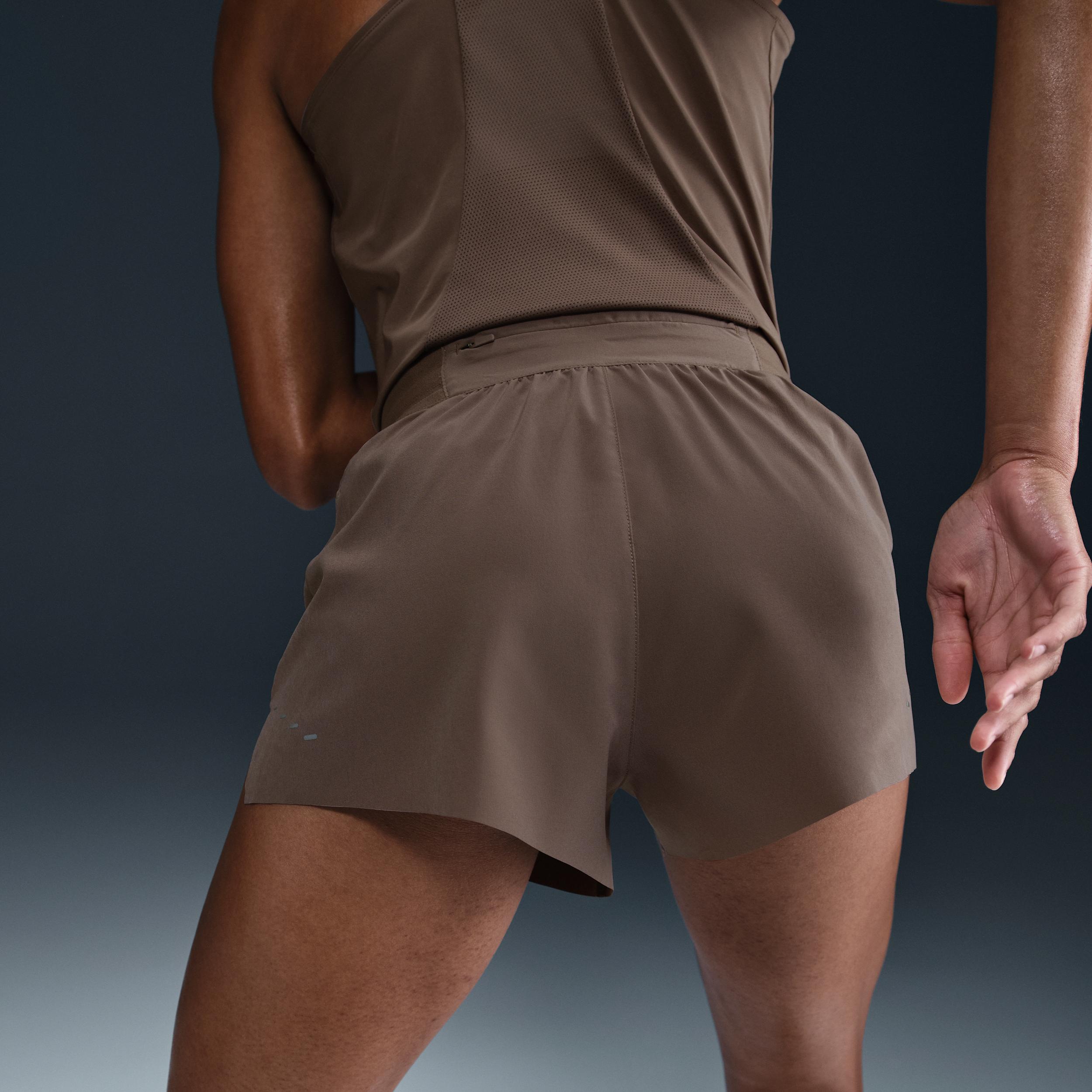 Nike Women's Swift Dri-FIT Mid-Rise 2.5" Brief-Lined Running Shorts Product Image