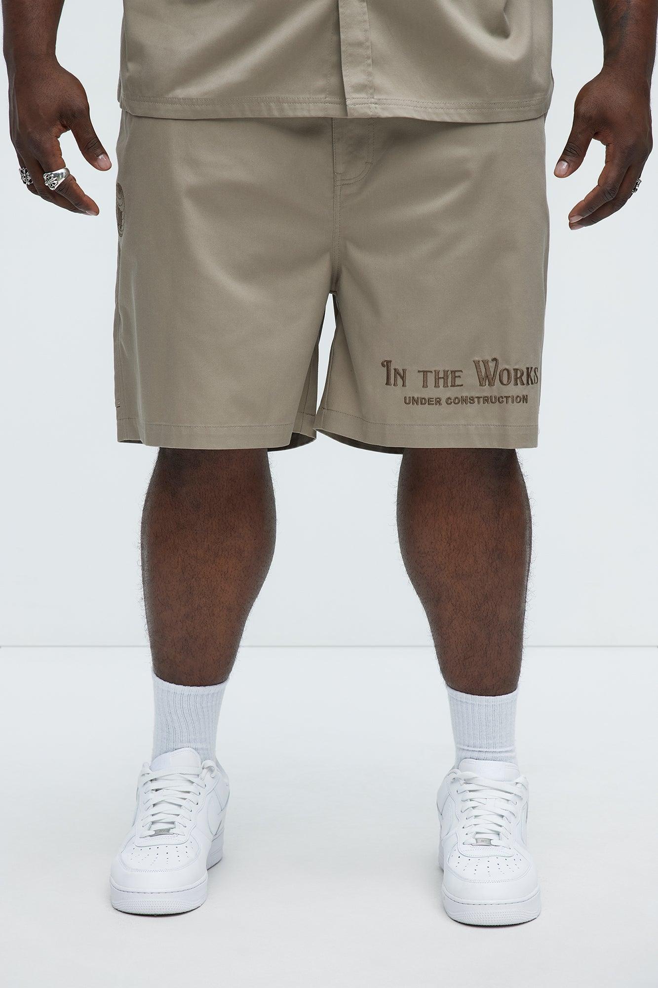 In The Works Relaxed Shorts - Stone Product Image