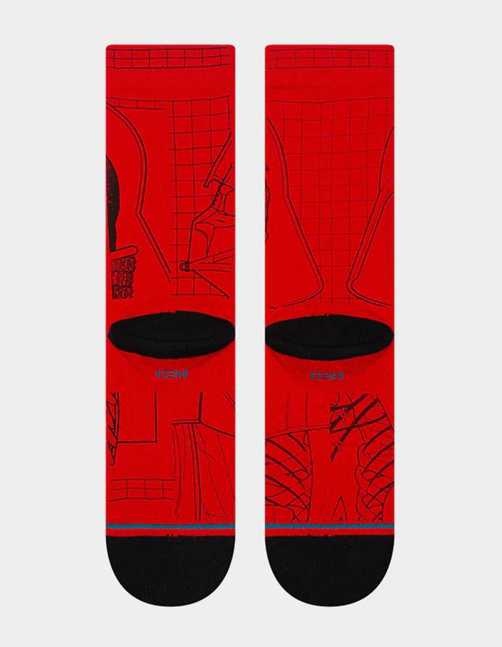 STANCE x Star Wars Vader Crew Socks - RED Product Image