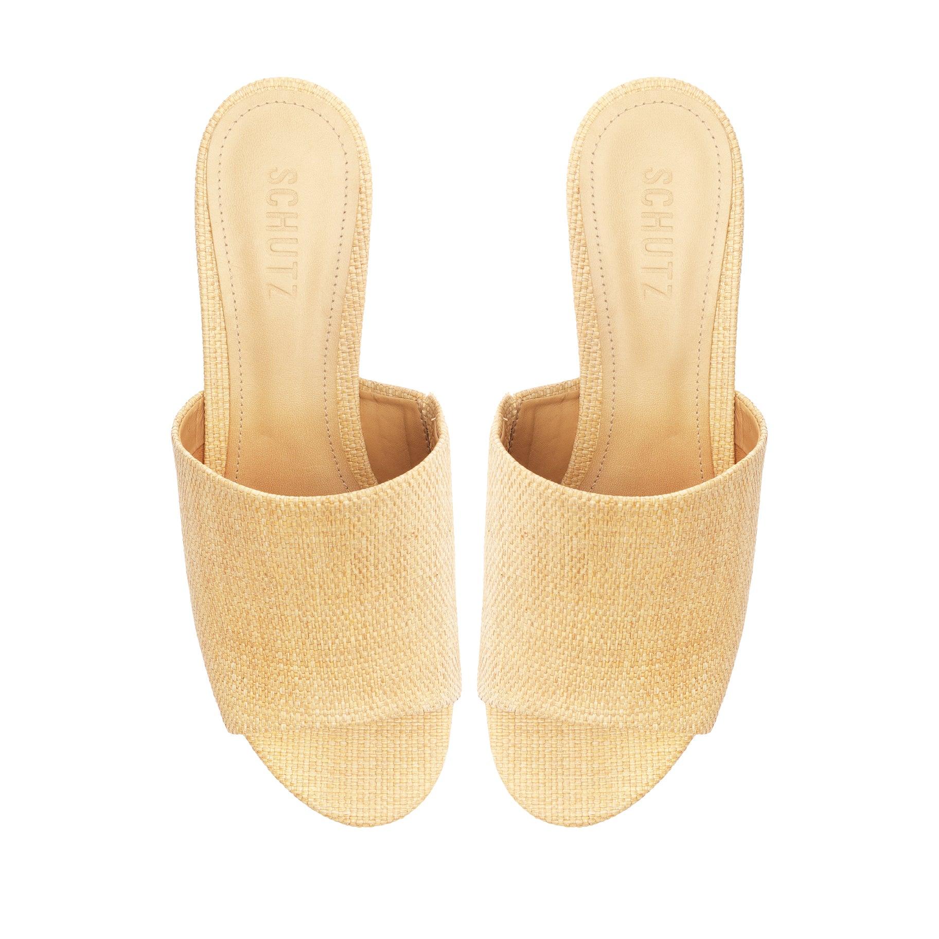 Dalle Cutout Straw Sandal Female Product Image
