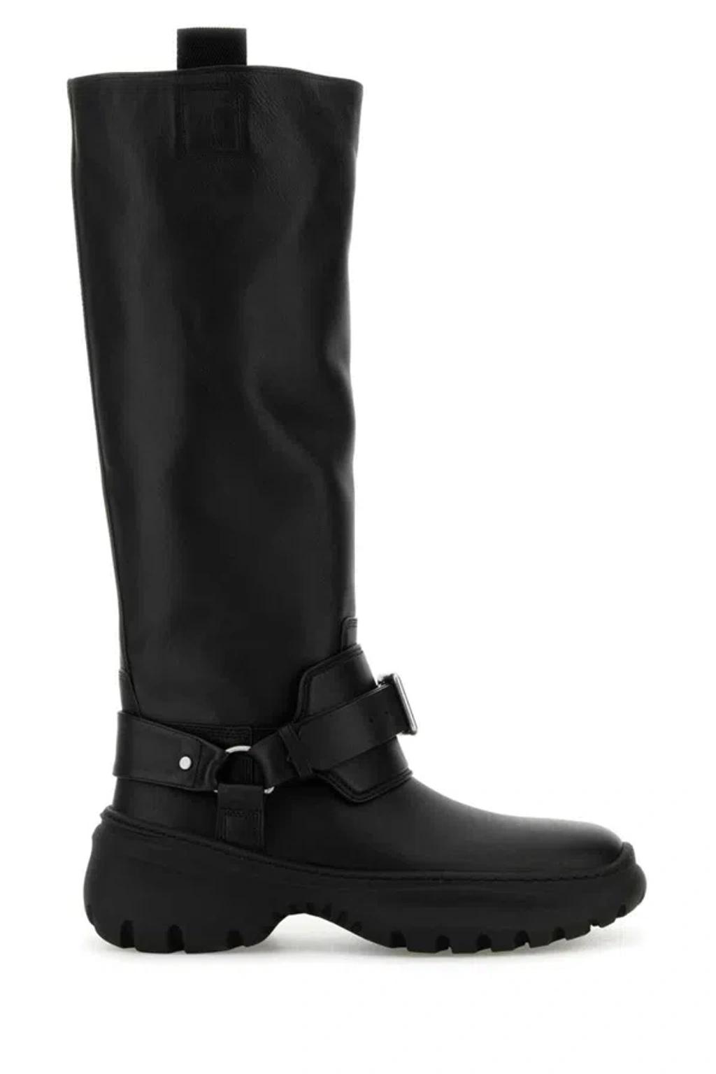 BURBERRY 40mm Lf Stomp High Boots In Black Product Image