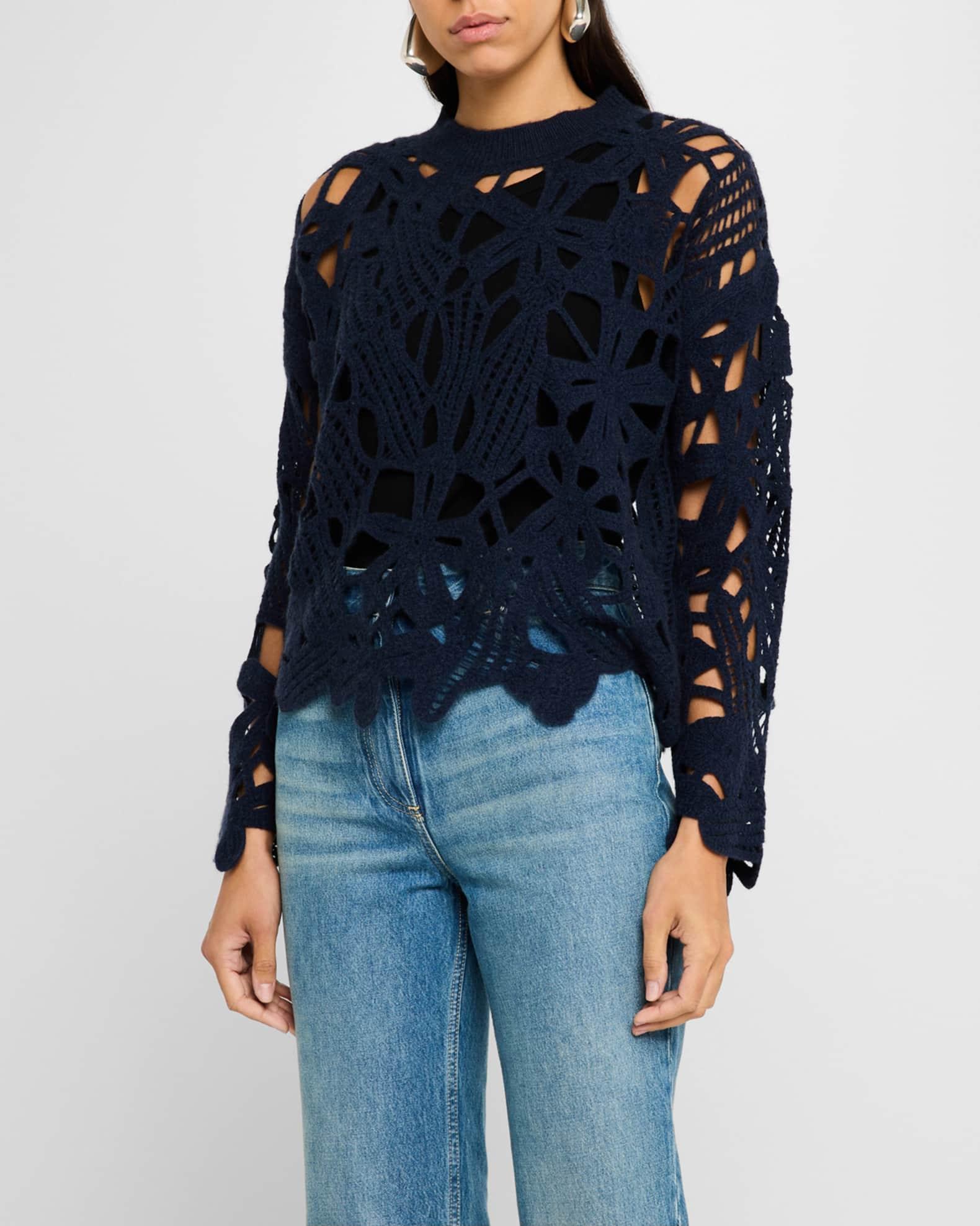 The Crochet Wool-Cashmere Pullover Product Image