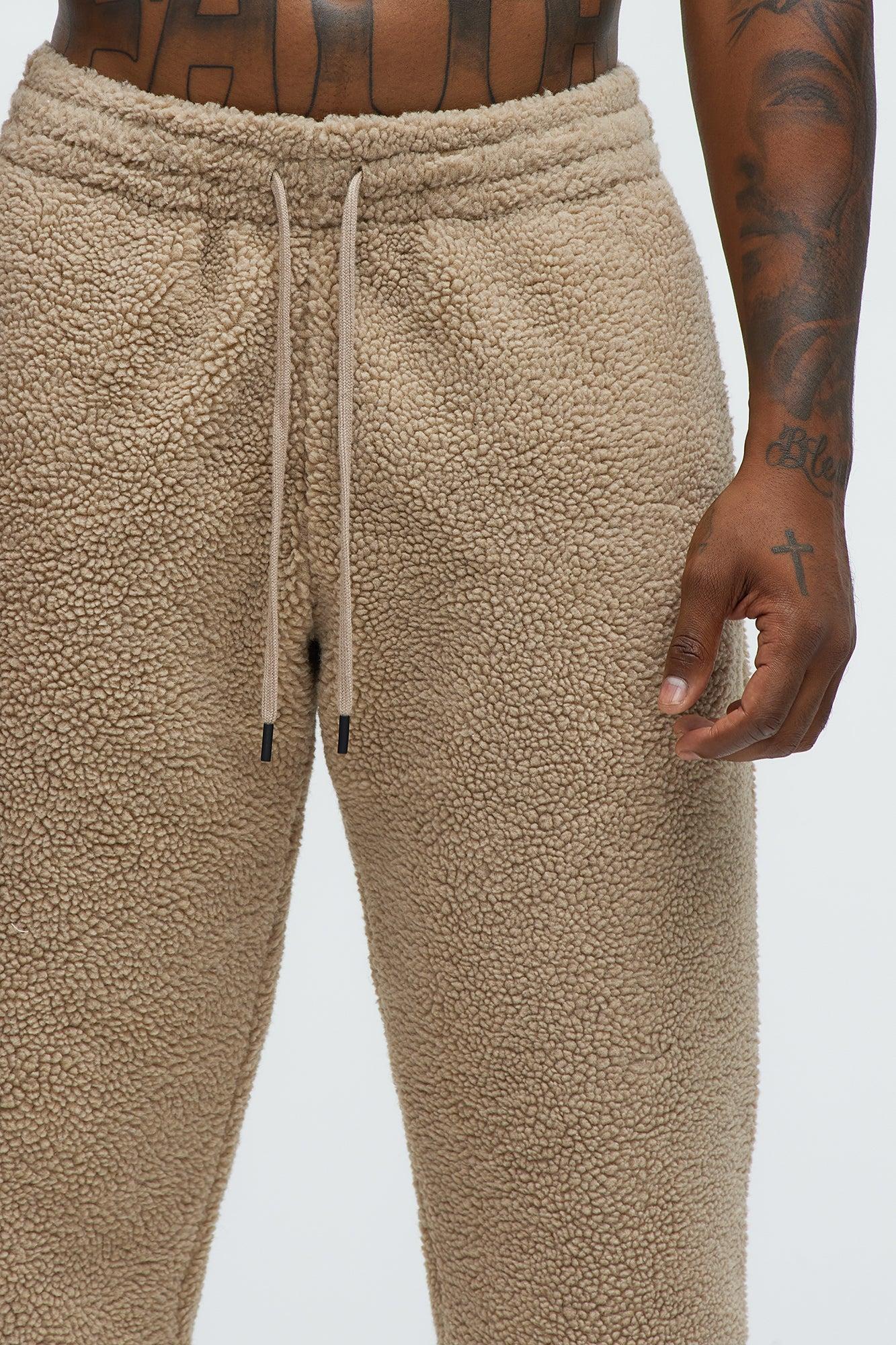 Axel Polar Fleece Jogger - Tan Product Image