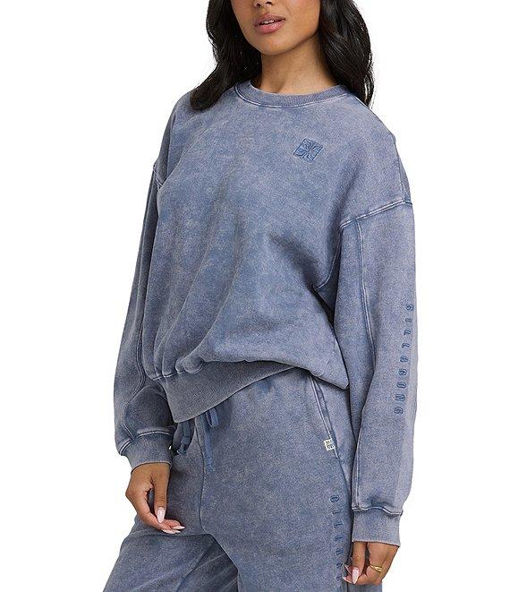 Billabong Kendal Long Sleeve Saltwashed Crew Neck Fleece Sweatshirt Product Image