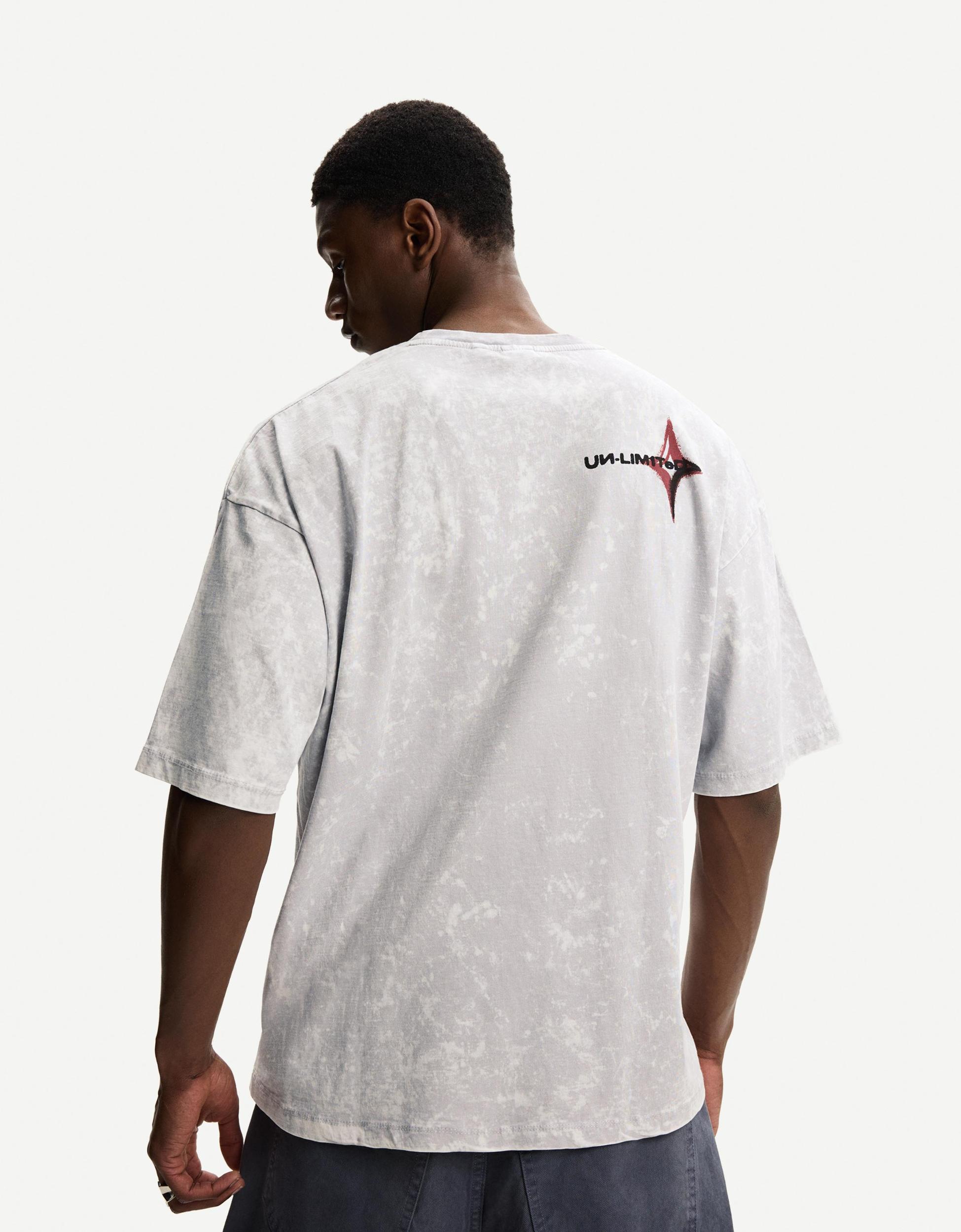 Oversized short sleeve printed T-shirt Product Image