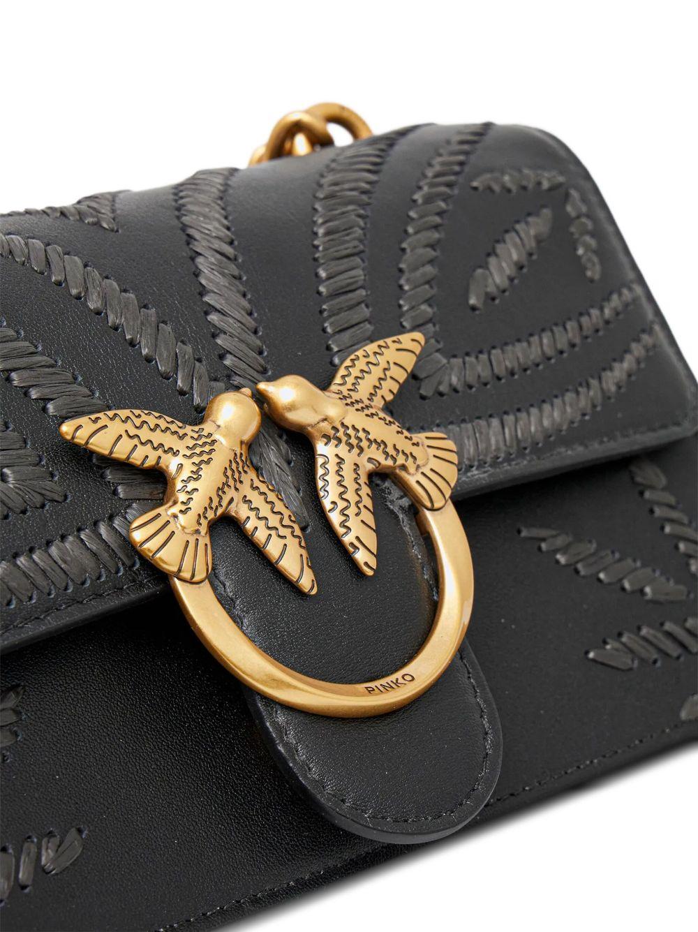 mini Love leather crossbody bag Product Image