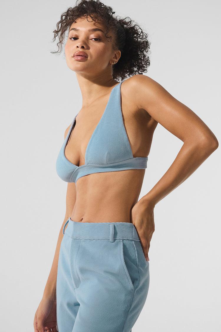 Micro Corduroy Dreamer Bra - Celestial Blue Product Image