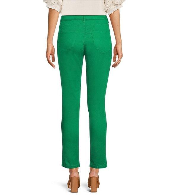 Gibson & Latimer Perfect Fit Ankle Side Slit Skinny Twill Jeans Product Image