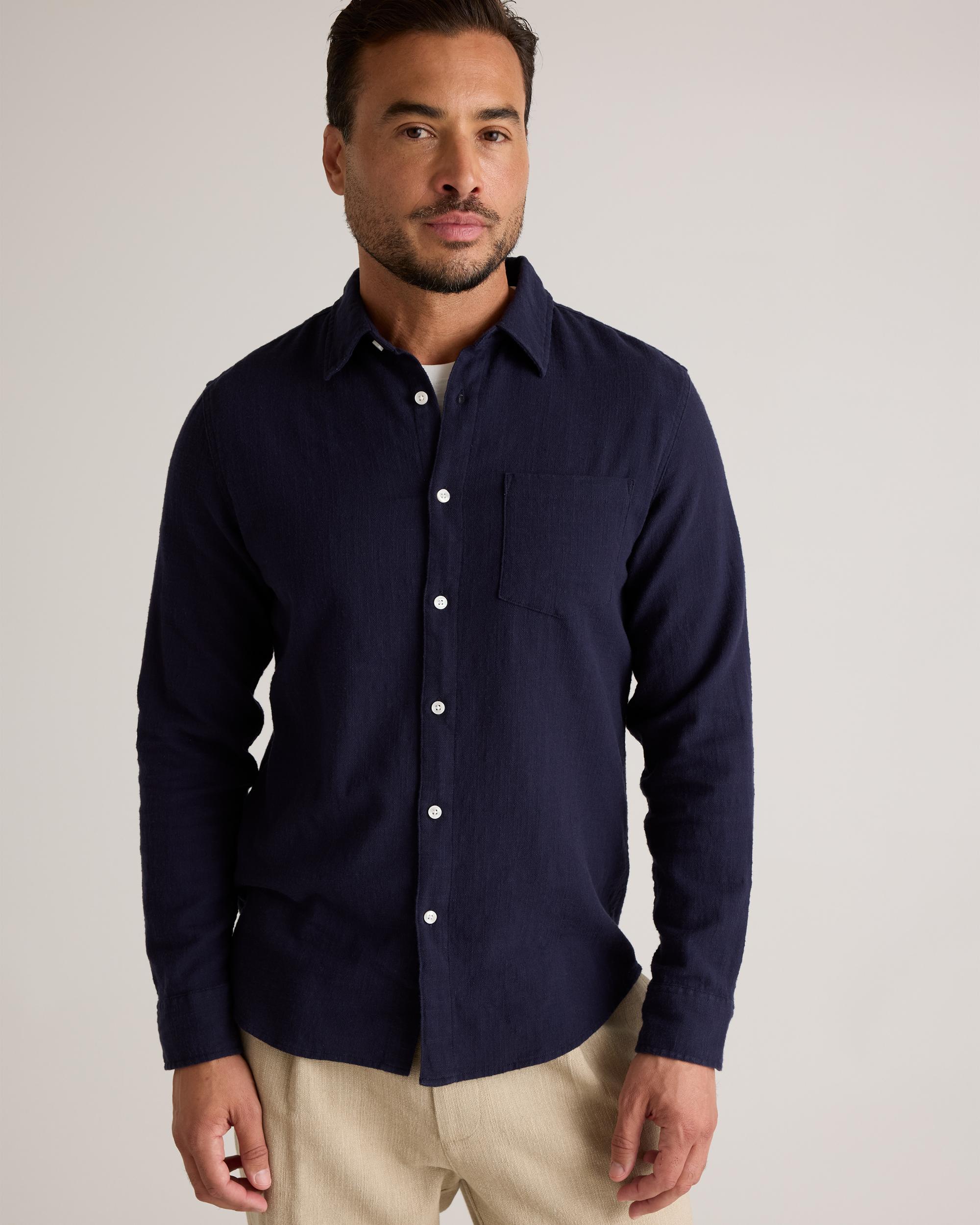 Quince | Men's Stretch Selvage Shirt Organic Cotton Product Image