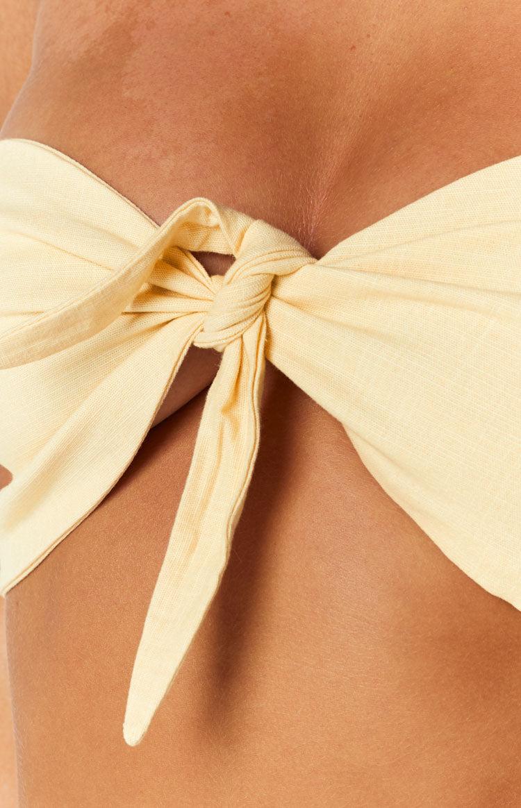 Adrienne Beige Crop Top Product Image