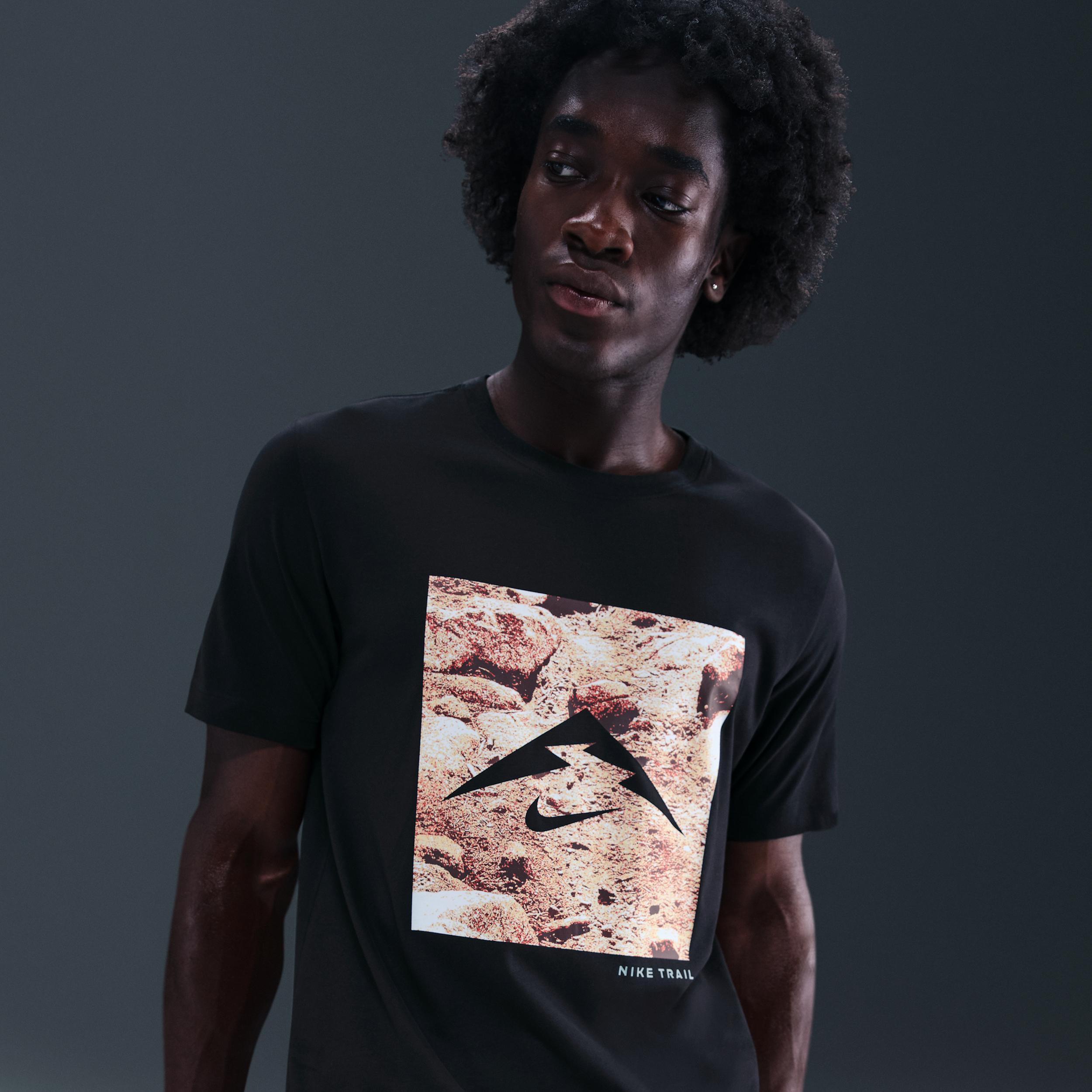 Nike Mens Dri-FIT Trail Running T-Shirt | HV4148-010 Product Image