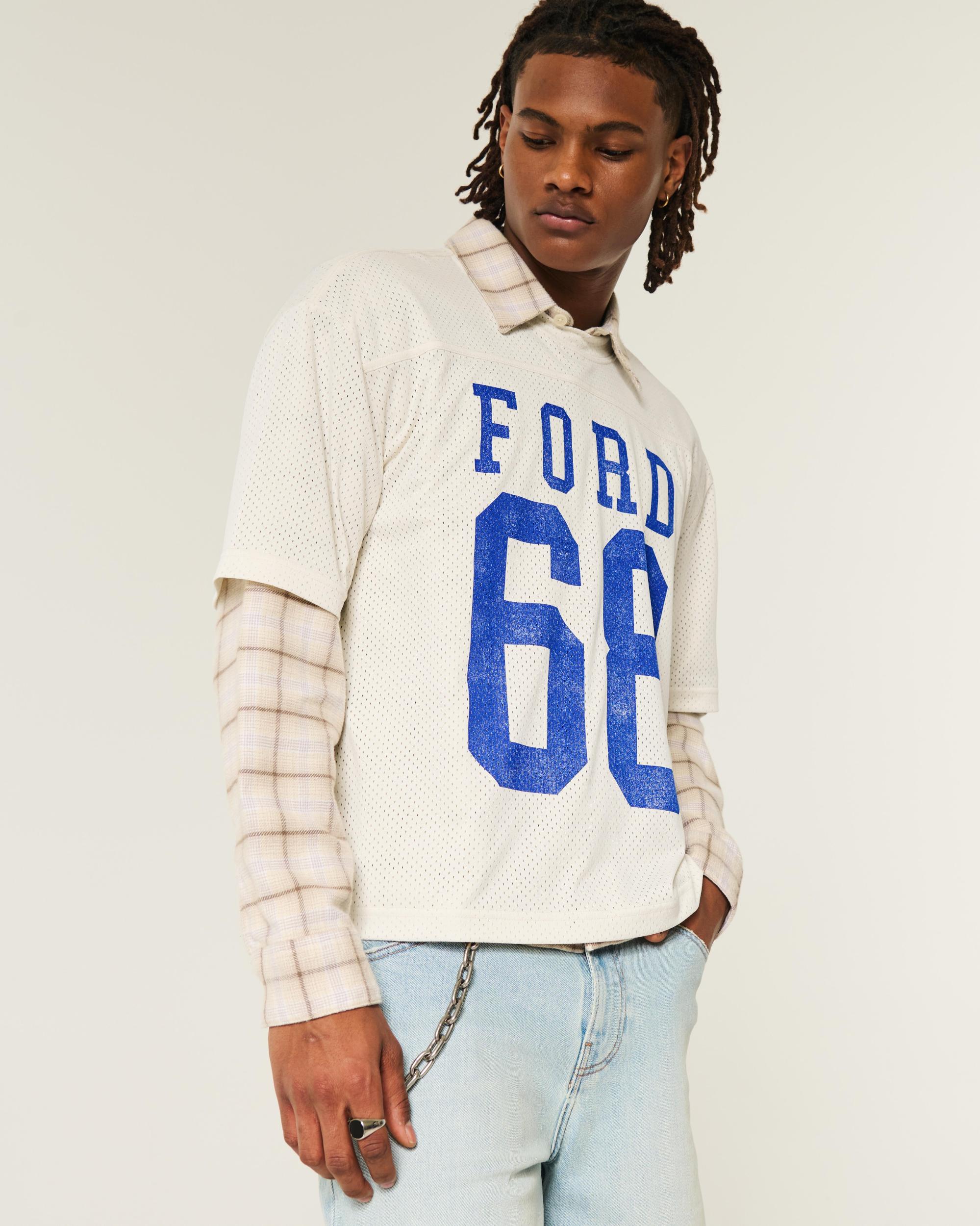 Boxy Crop Ford Graphic Jersey Product Image