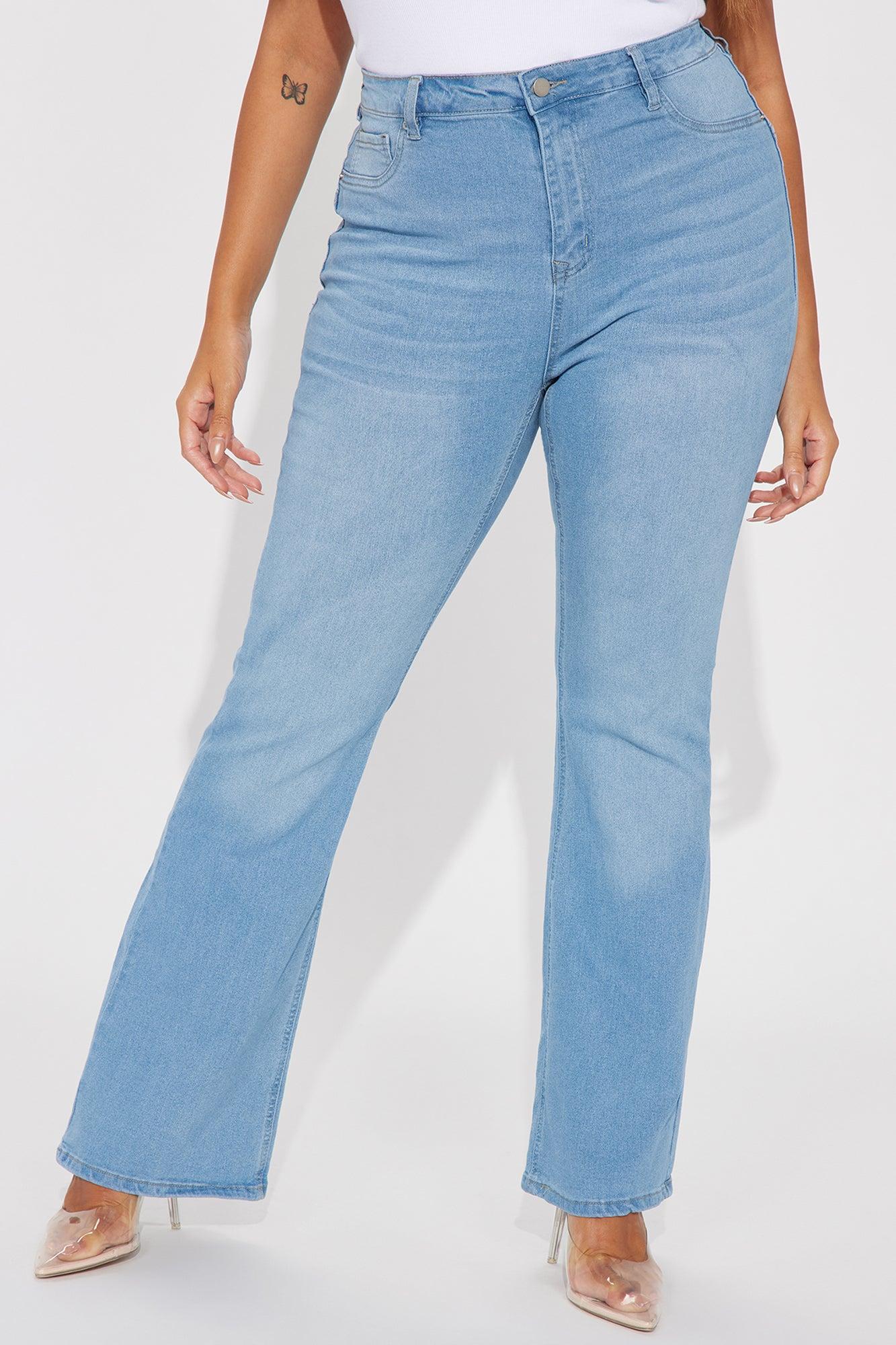 Mesa Booty Lifting Stretch Bootcut Jeans - Light Wash Product Image