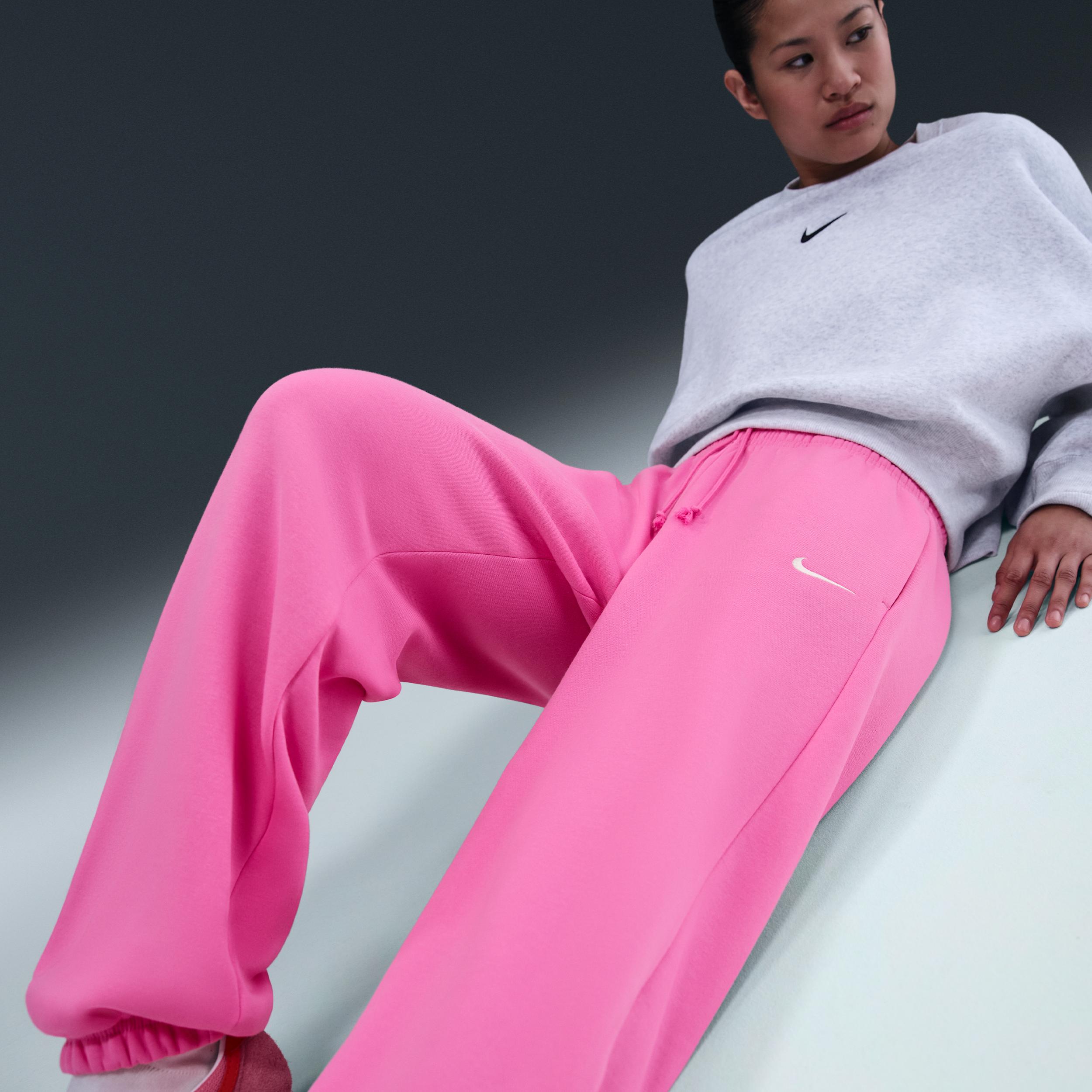 Womens Nike Sportswear Phoenix Fleece High-Waisted Oversized Sweatpants | FZ5996-676 Product Image