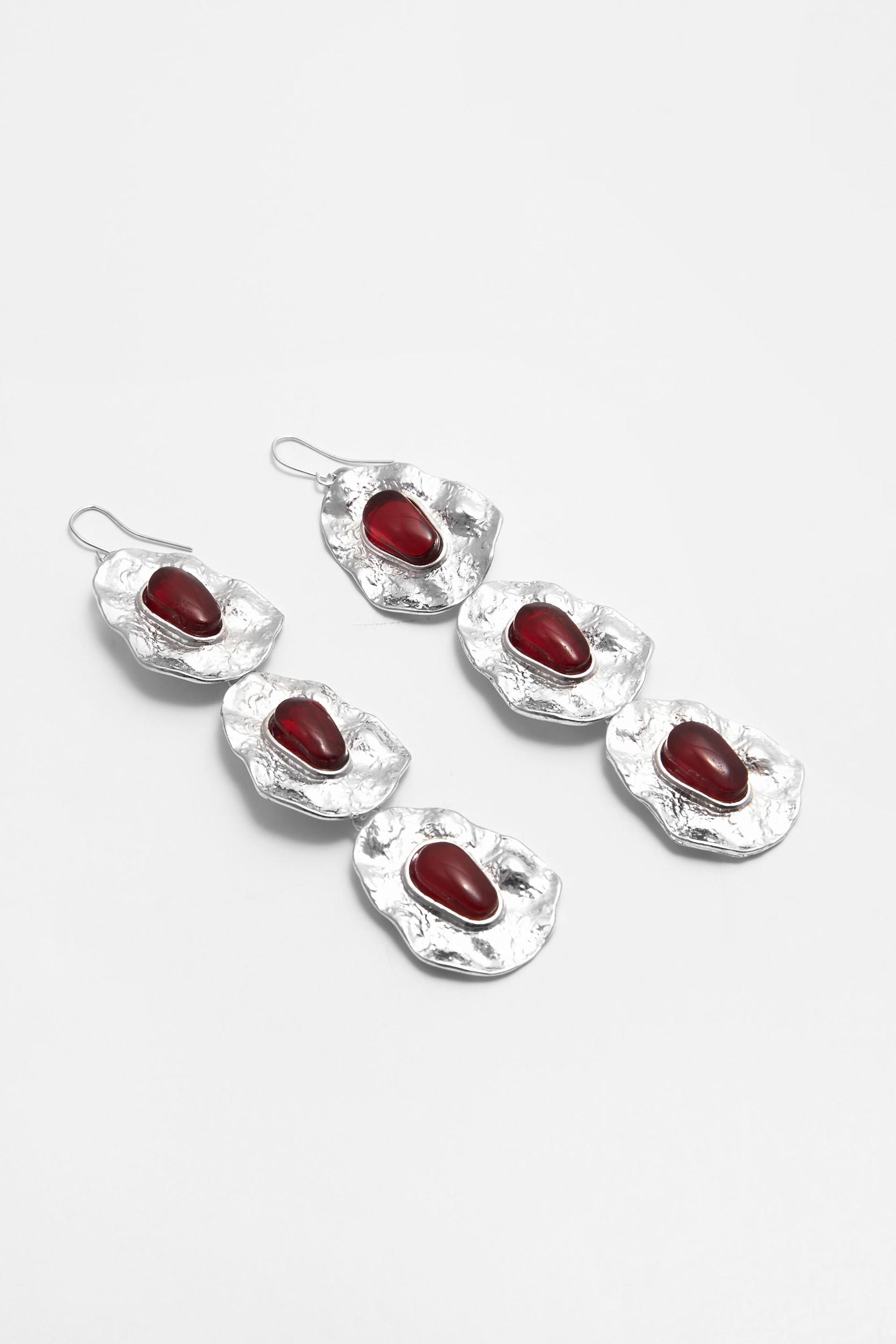 Long stone earrings Product Image