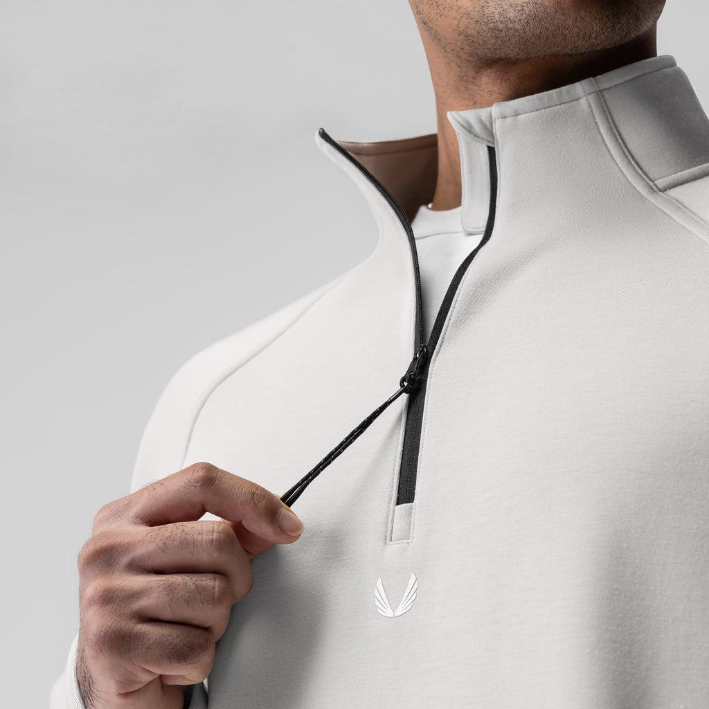 1021. Dri-Core™ Quarter Zip - Light Grey Product Image