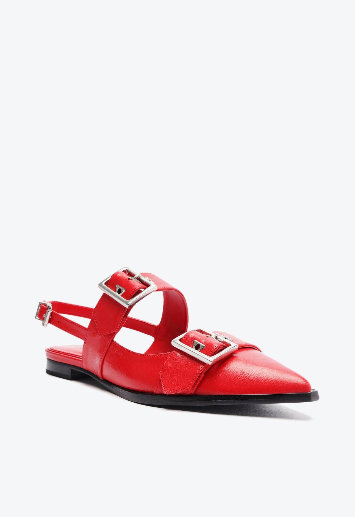 Darla Sling Leather Flat Product Image